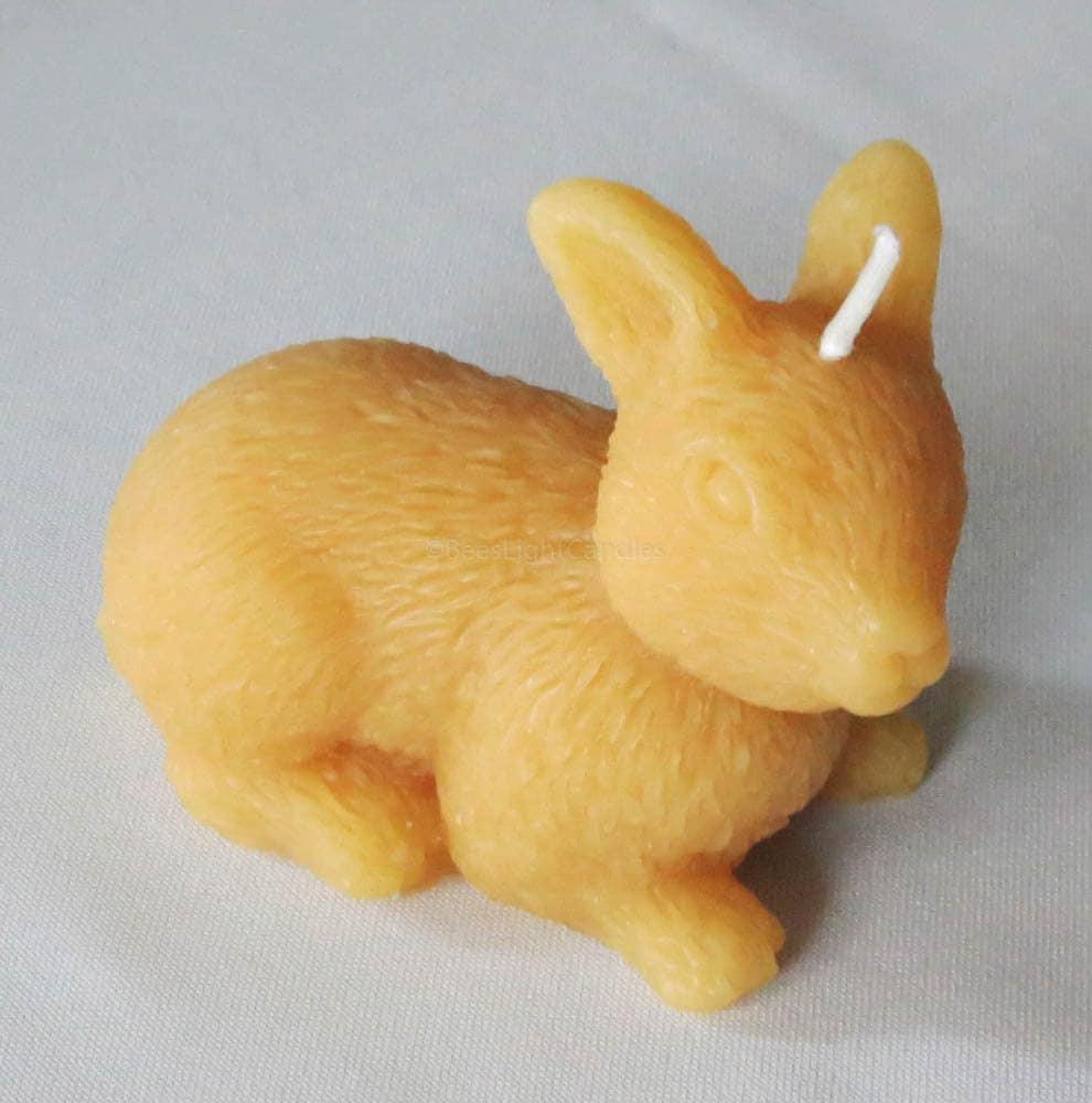 Bunny Rabbit Beeswax Candle - Image 2