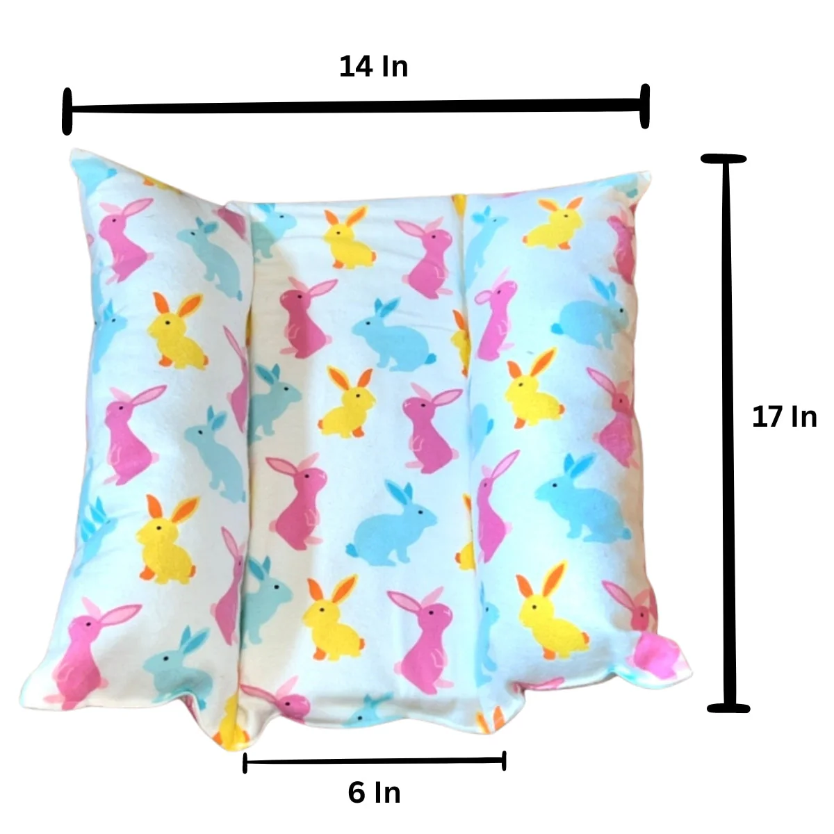 Bunny Snuggle Bed Pink - Image 2