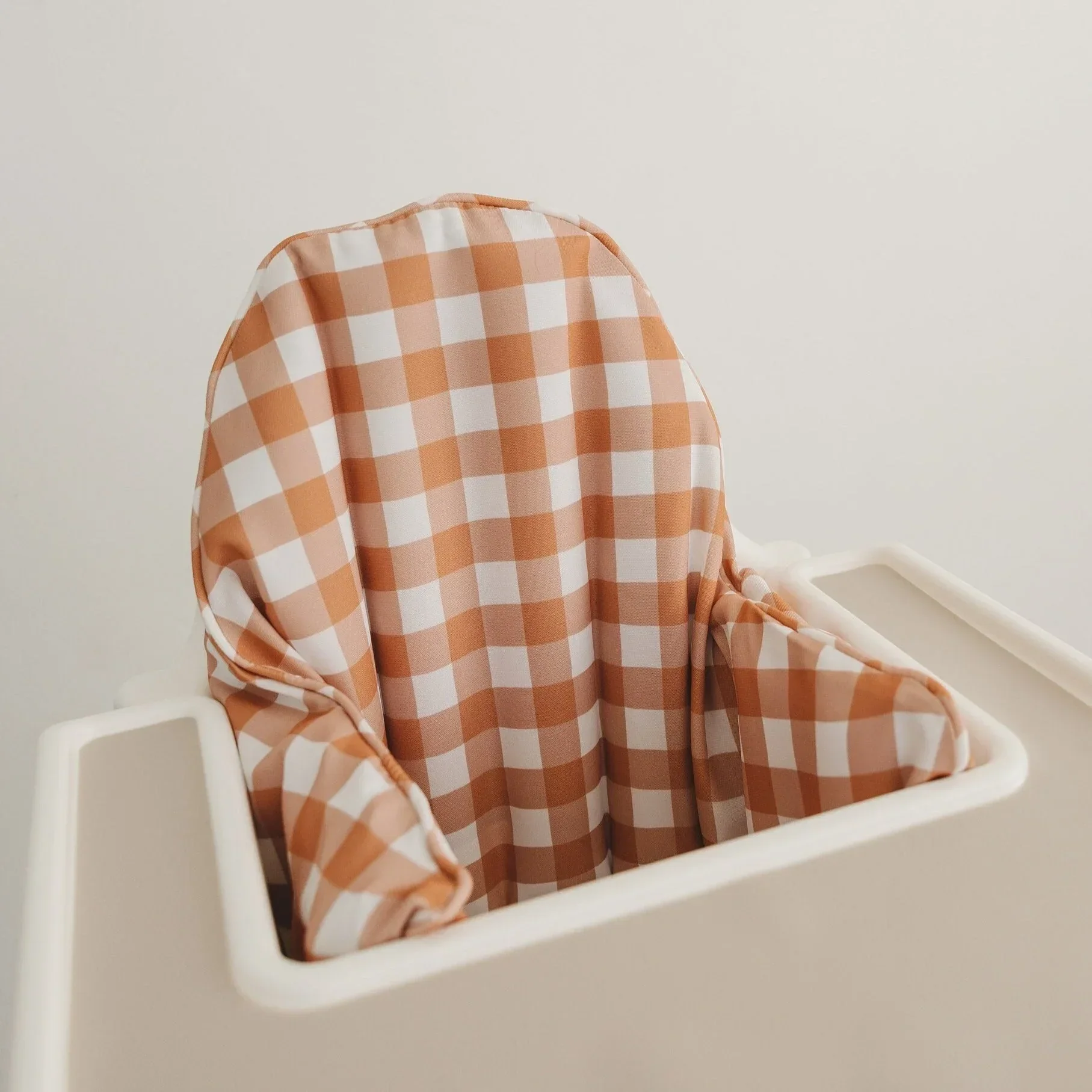 Burnt Orange Gingham IKEA Antilop Cushion Cover - Image 2