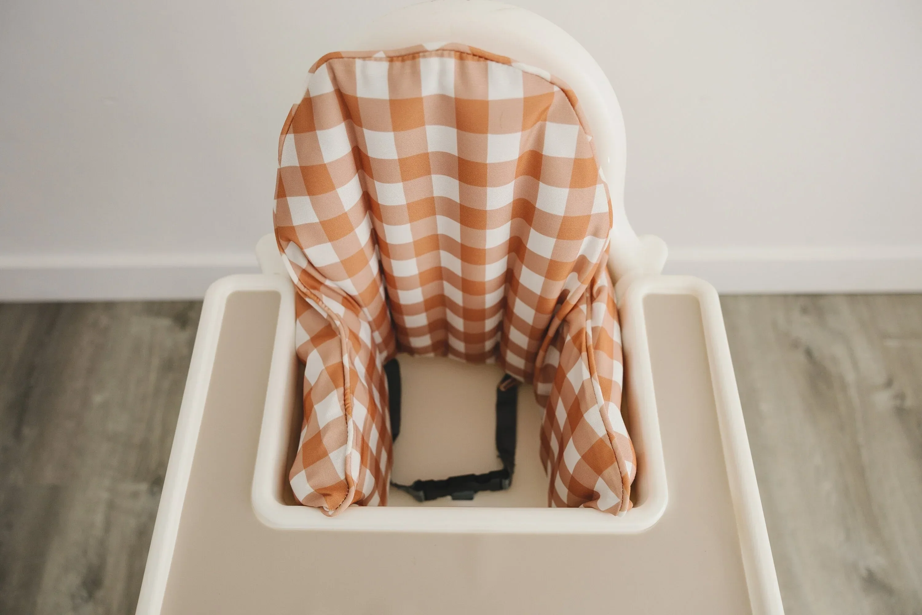 Burnt Orange Gingham IKEA Antilop Cushion Cover - Image 3