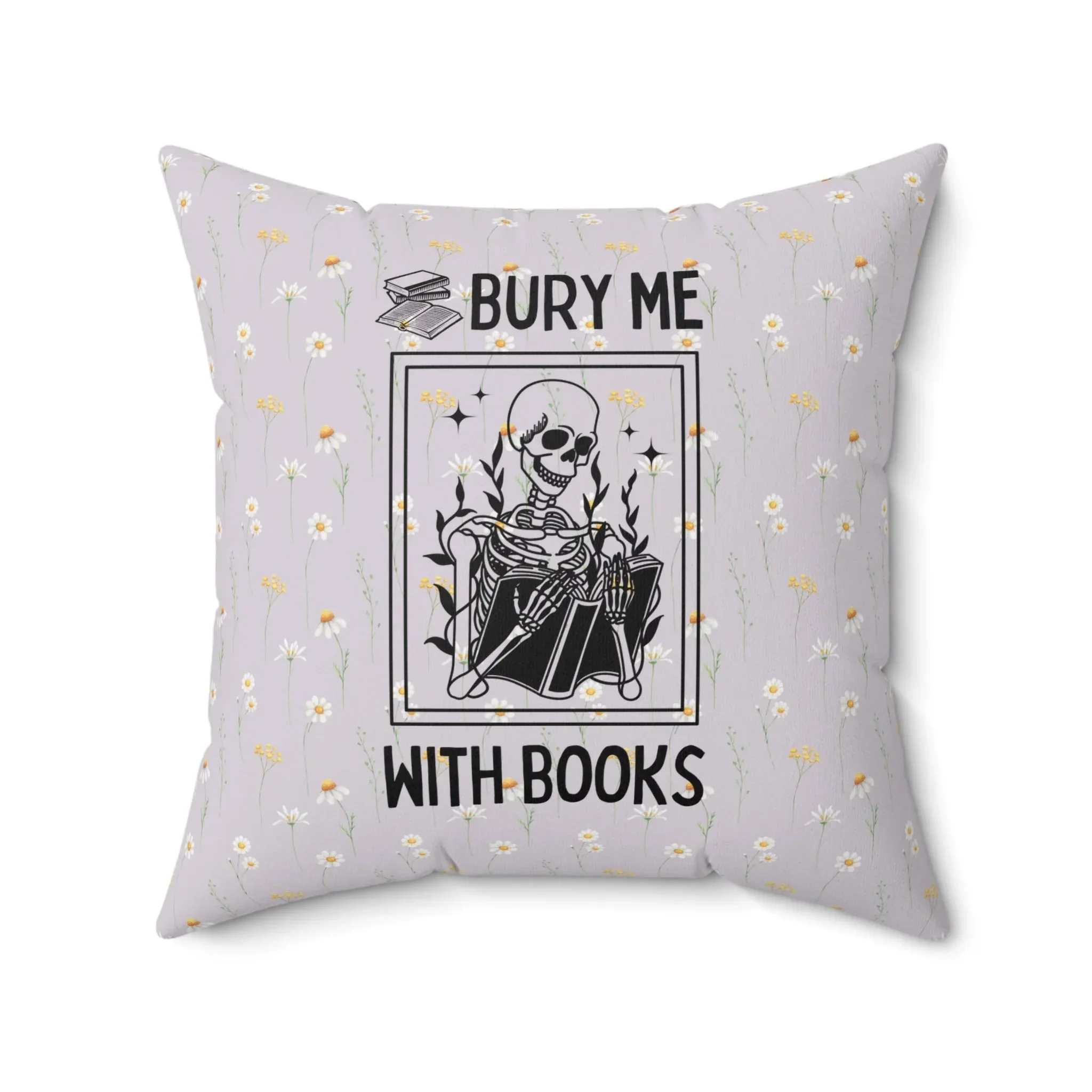 Bury Me With Books Pillow - Image 2