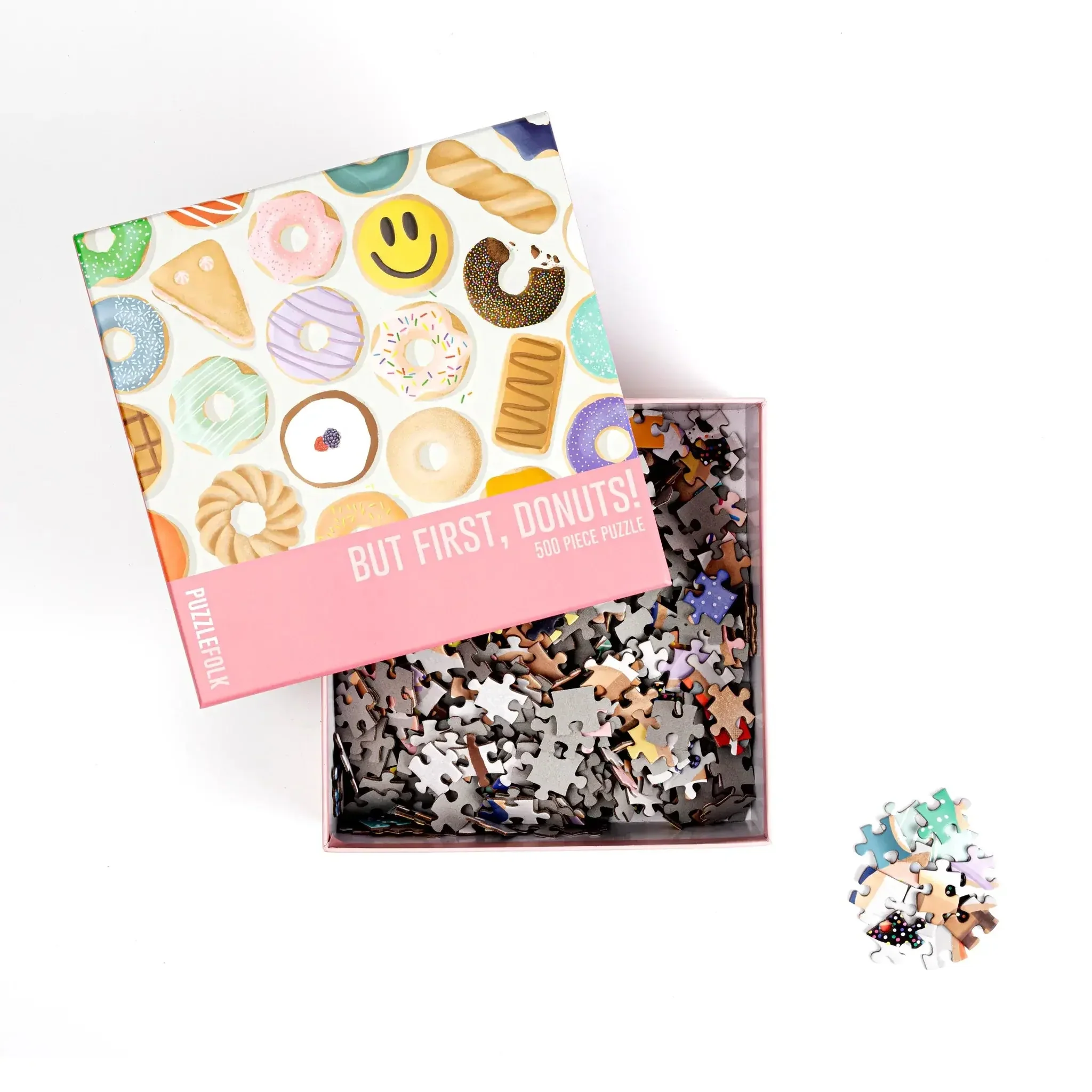 But First, Donuts 500 Piece Jigsaw Puzzle by Puzzlefolk - Image 3
