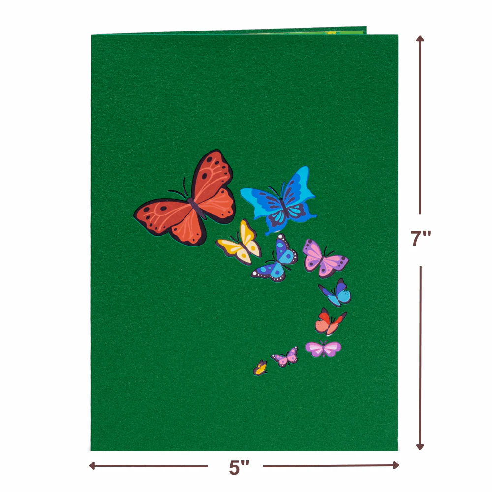 Butterflies Pop Up Card - Image 3