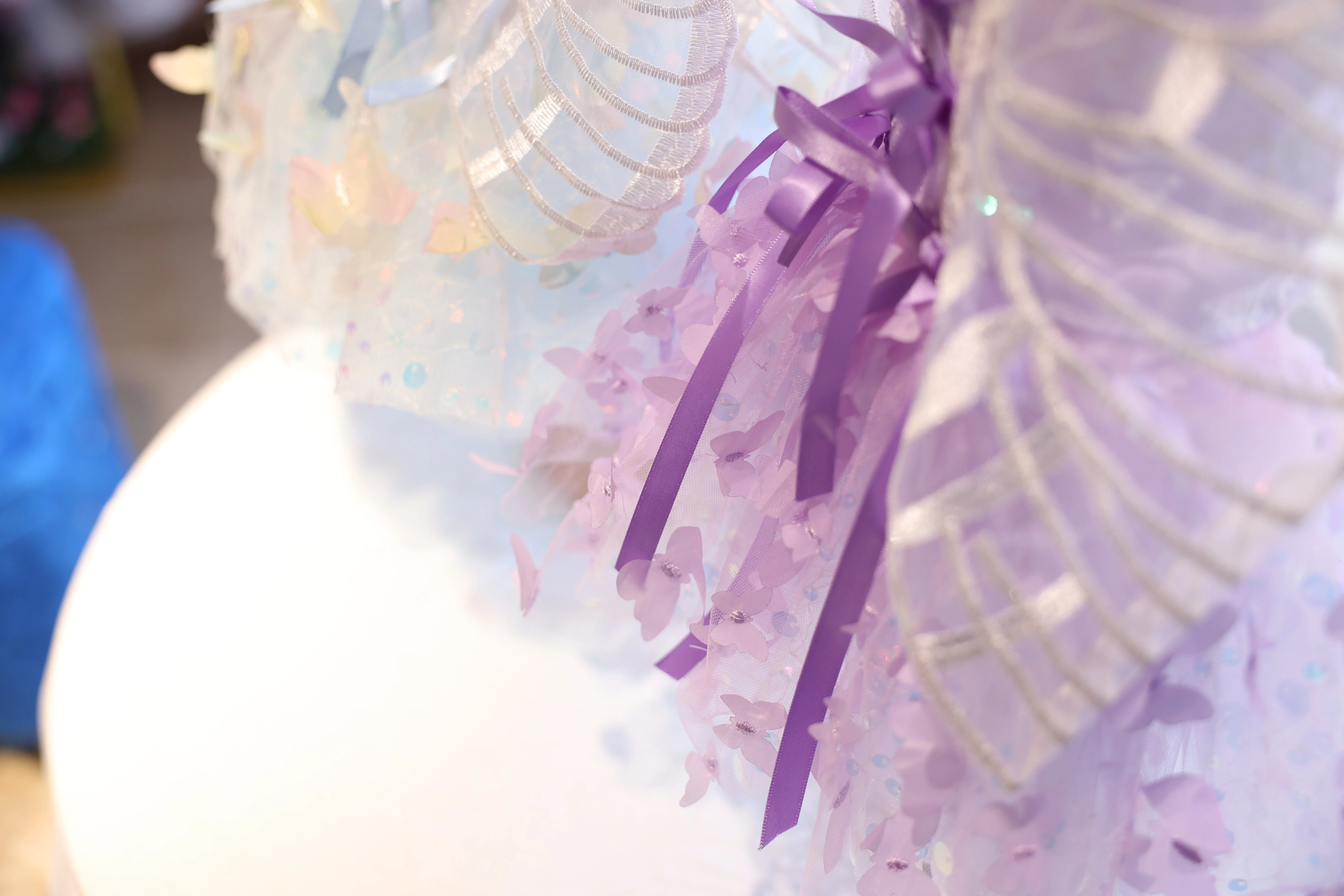 Butterfly Fairy Dog Dress with Wings – Luxury Tulle Pet Princess Outfit - Image 10