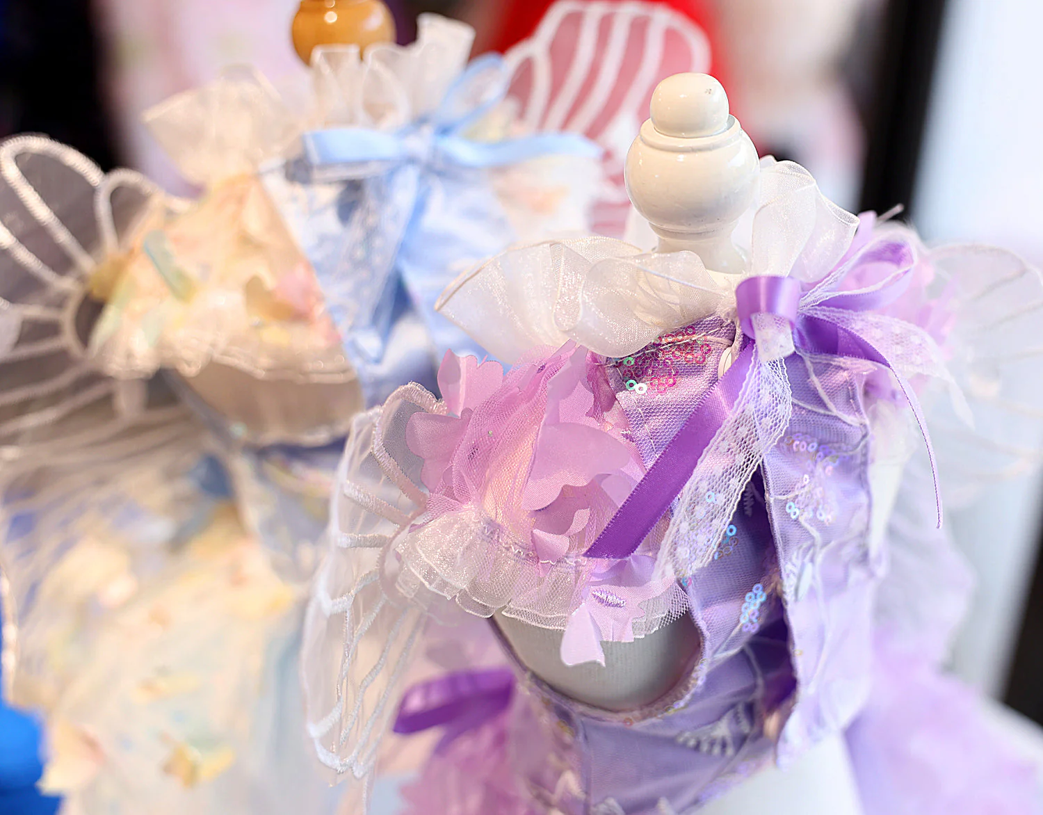Butterfly Fairy Dog Dress with Wings – Luxury Tulle Pet Princess Outfit - Image 7