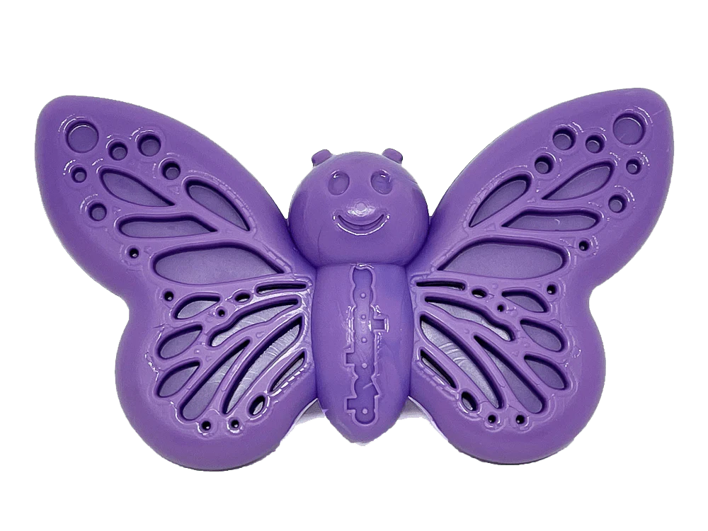 Butterfly Nylon Chew & Enrichment Toy | 2-in-1 for Aggressive Chewers | SodaPup - Image 3
