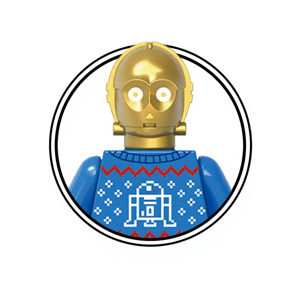 C-3PO Holiday Minifigure - Image 2