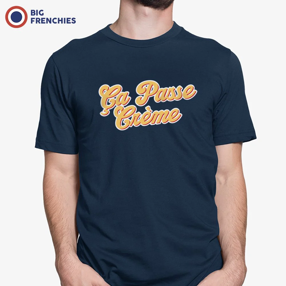 Ça Passe Crème Men's Organic Cotton Tee - Image 2