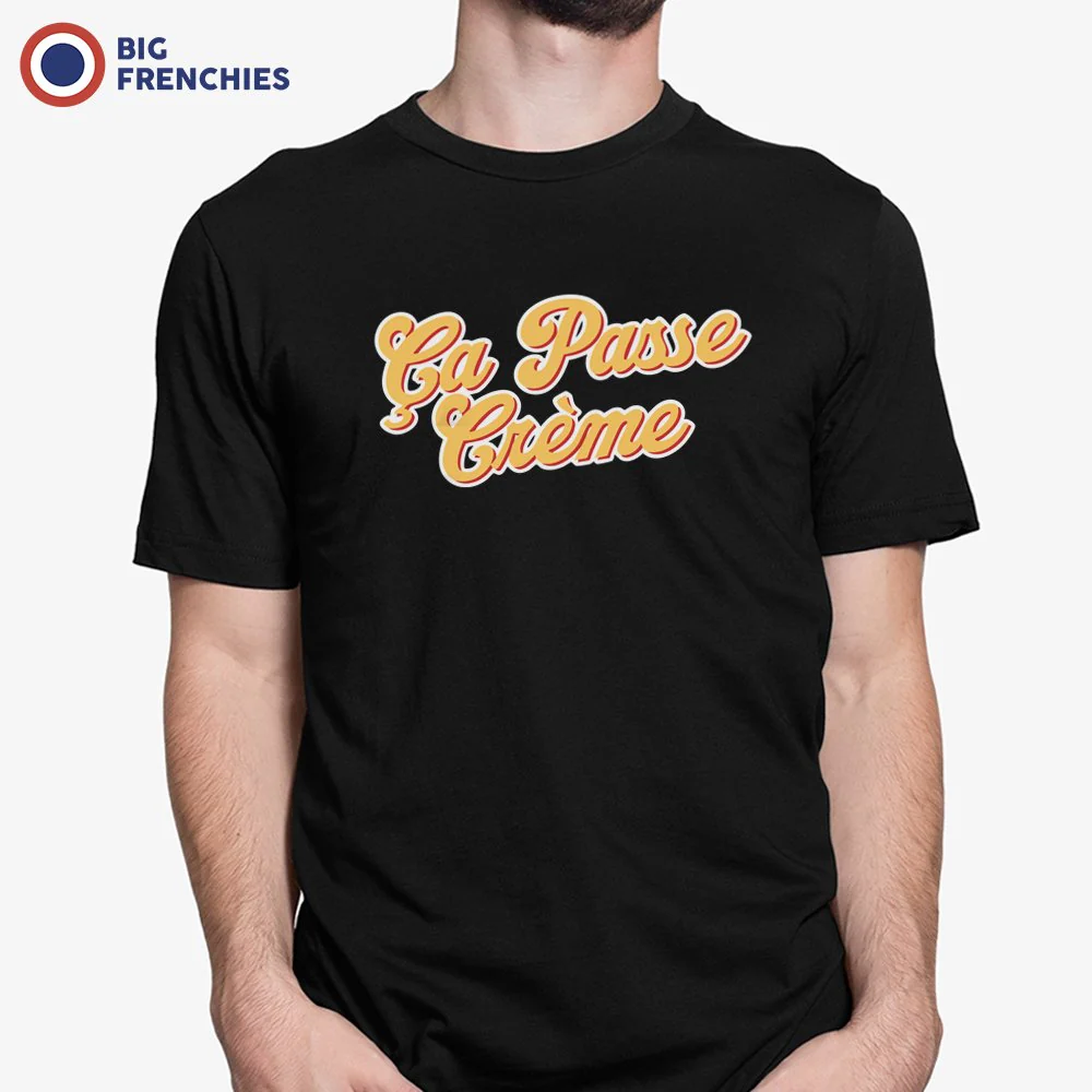 Ça Passe Crème Men's Organic Cotton Tee - Image 3