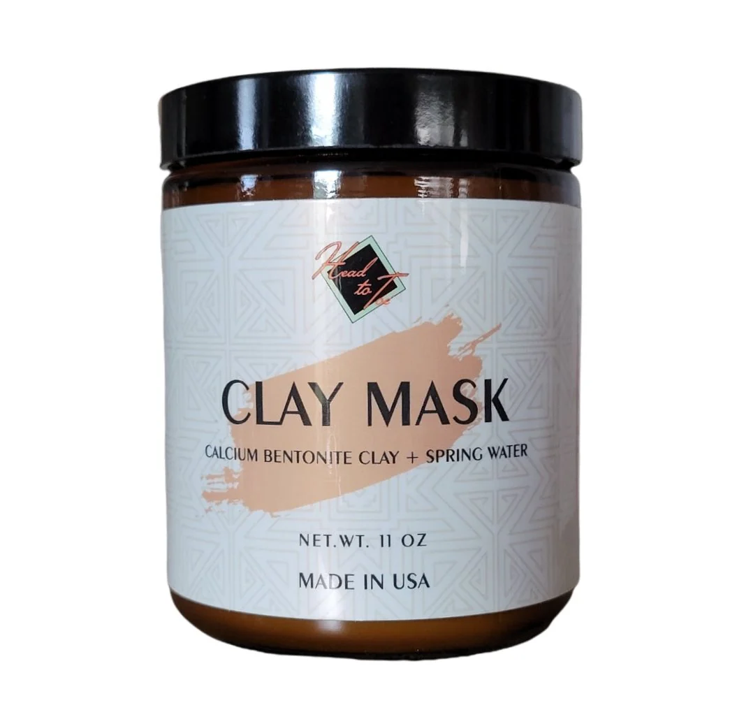 Calcium Bentonite Clay Face Mask - Ready-to-Use, Pure Spring Water - Image 8