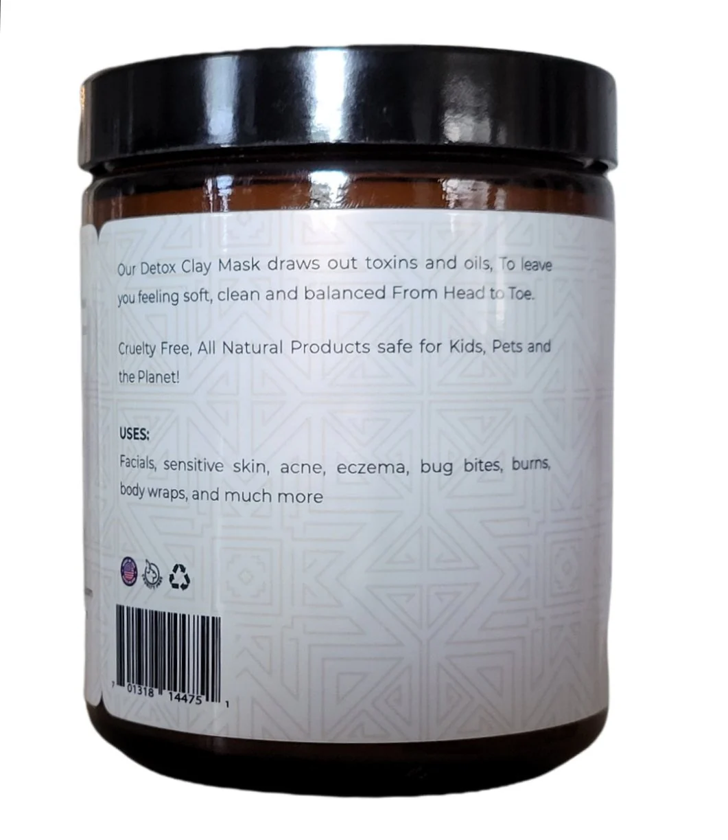 Calcium Bentonite Clay Face Mask - Ready-to-Use, Pure Spring Water - Image 9