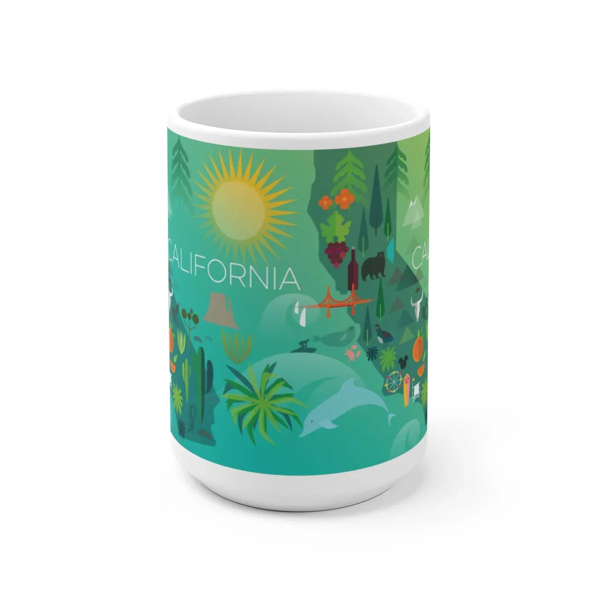 CALIFORNIA 11 OZ OR 15 OZ CERAMIC MUG - Image 2