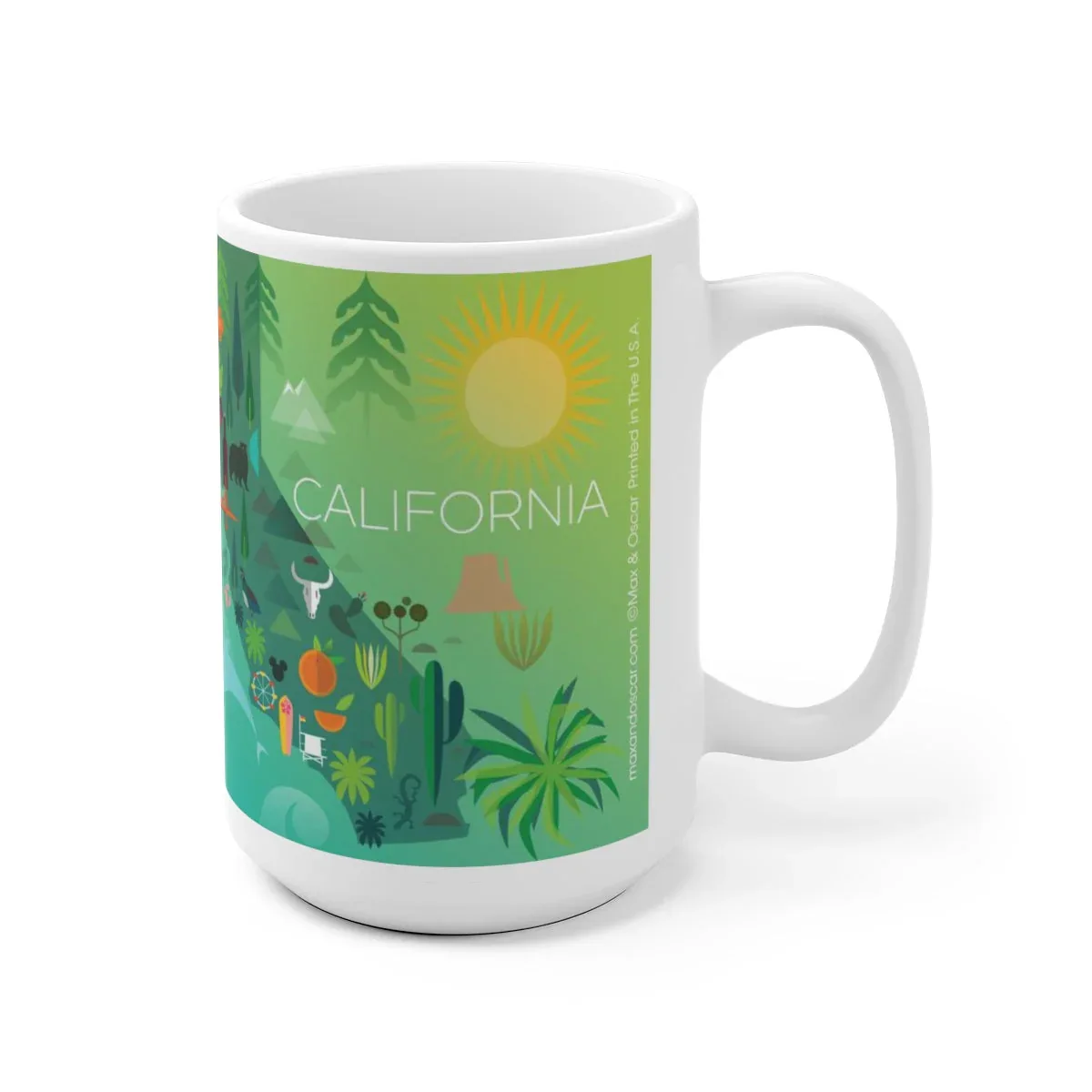 CALIFORNIA 11 OZ OR 15 OZ CERAMIC MUG - Image 3