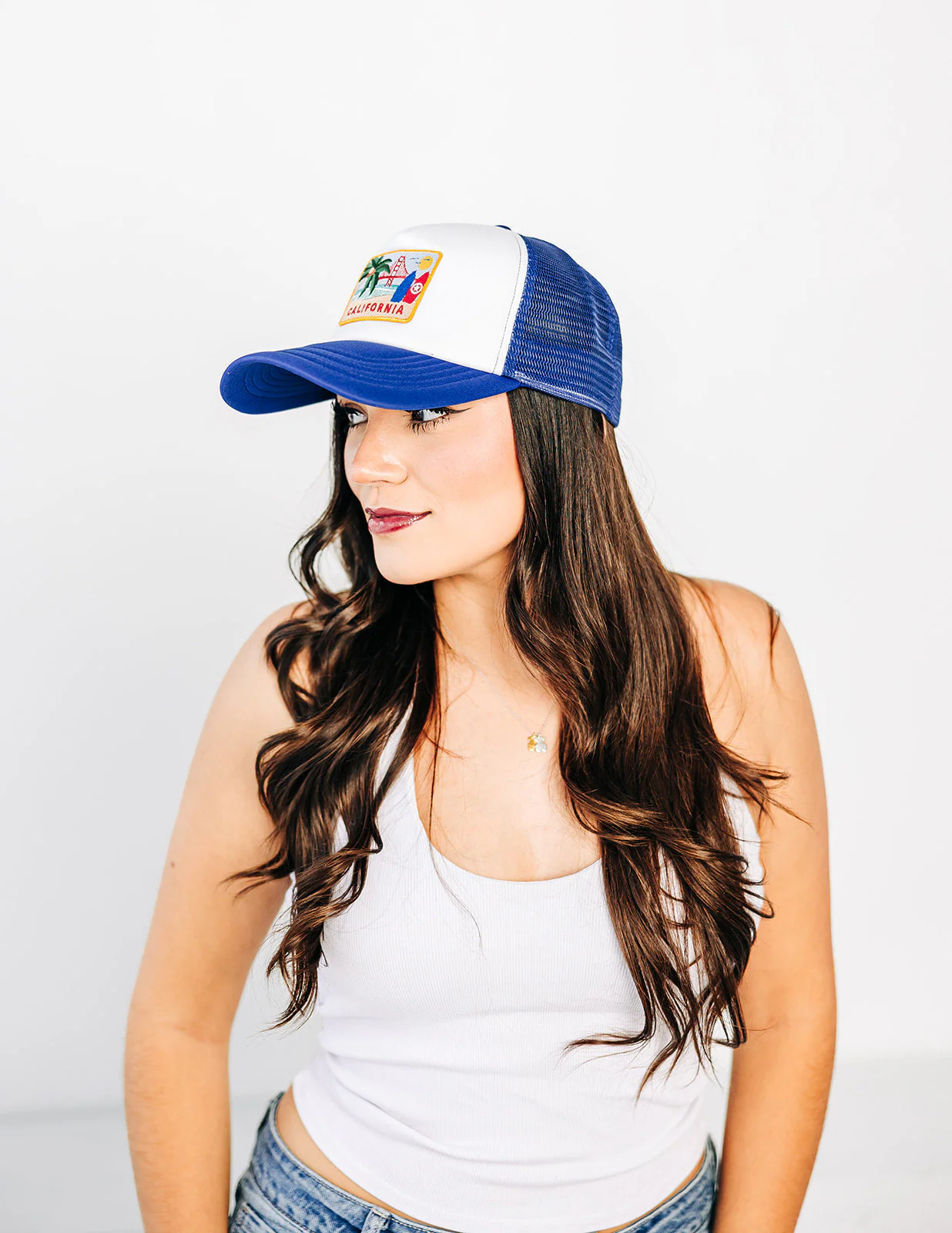 California Postcard Trucker Hat - Image 7