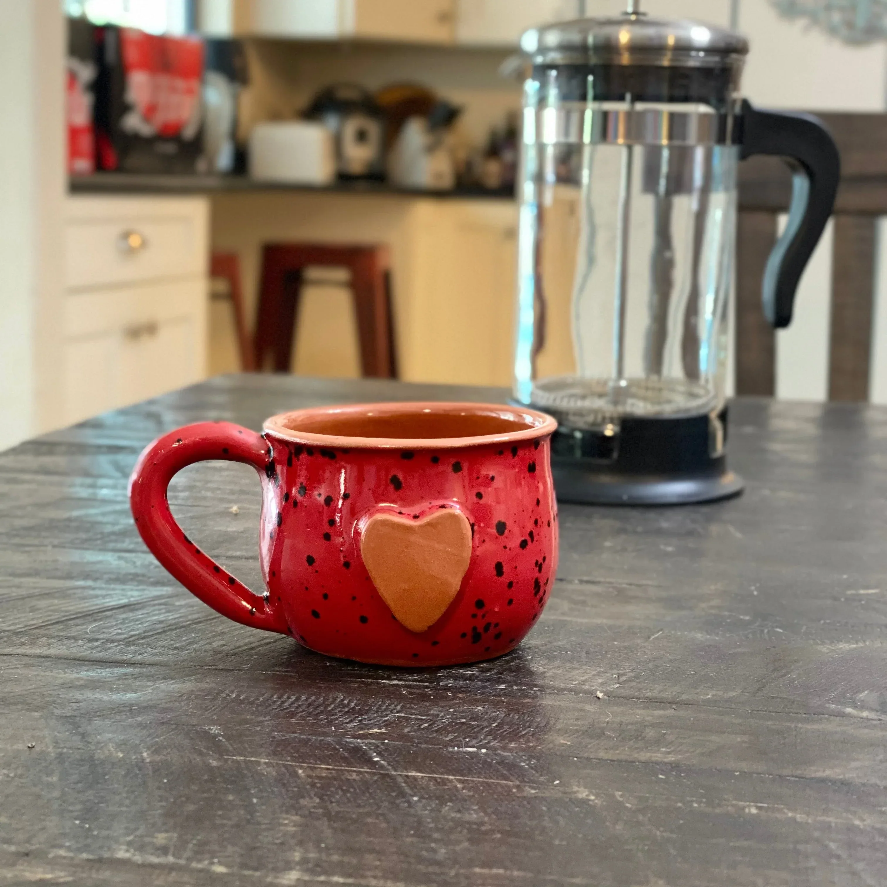 Calliope Heart Mug - Ladybug Red - Image 3