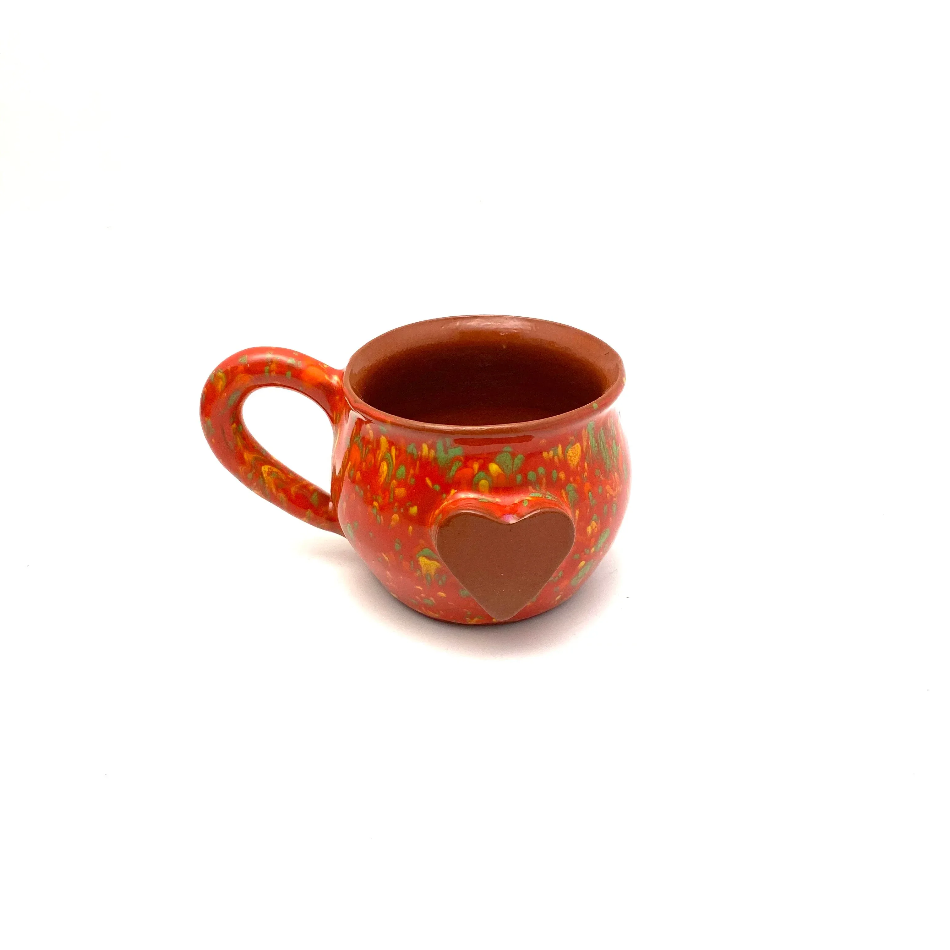 Calliope Heart Mug - Speckled Red - Image 2