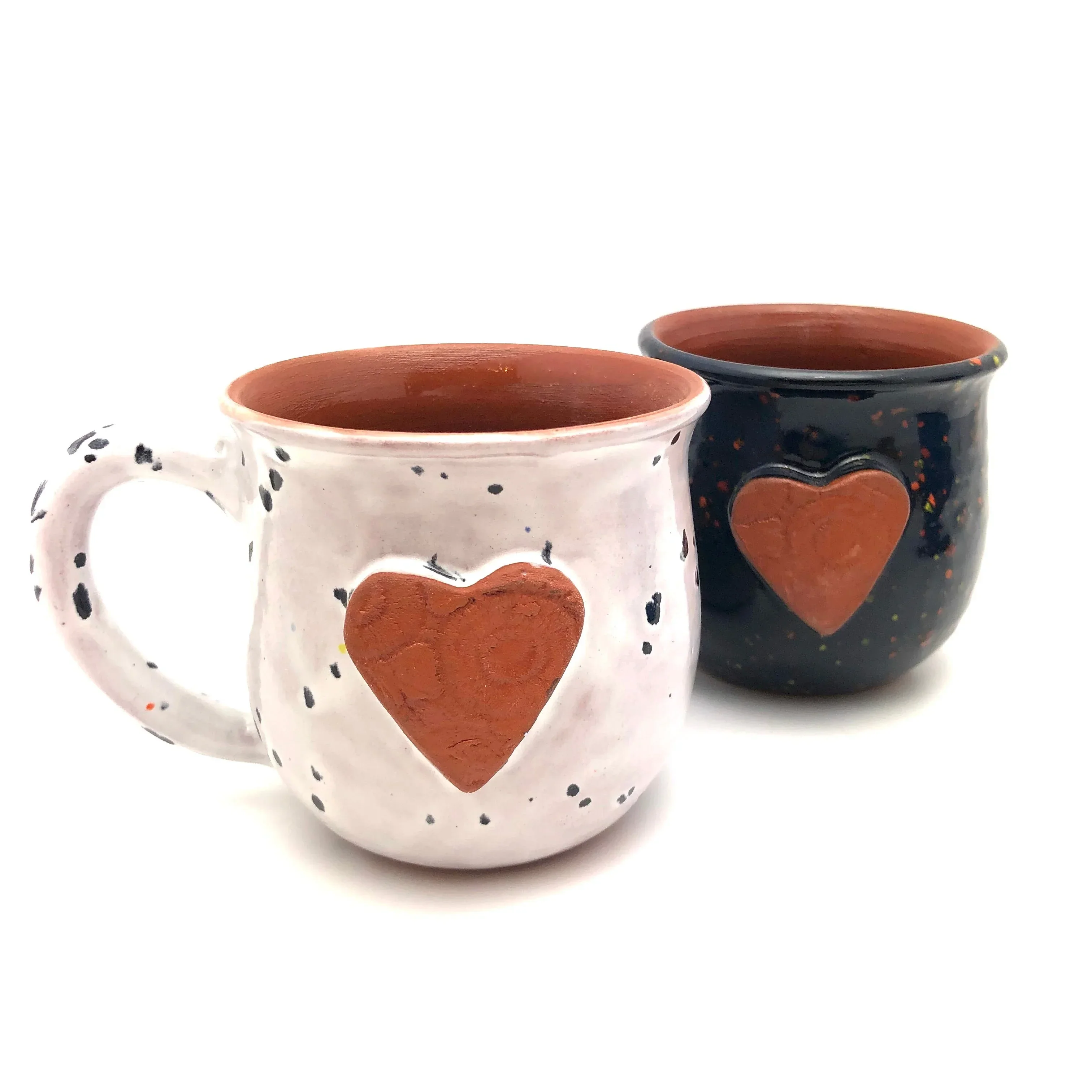 Calliope Heart Mug - Speckled White - Image 4