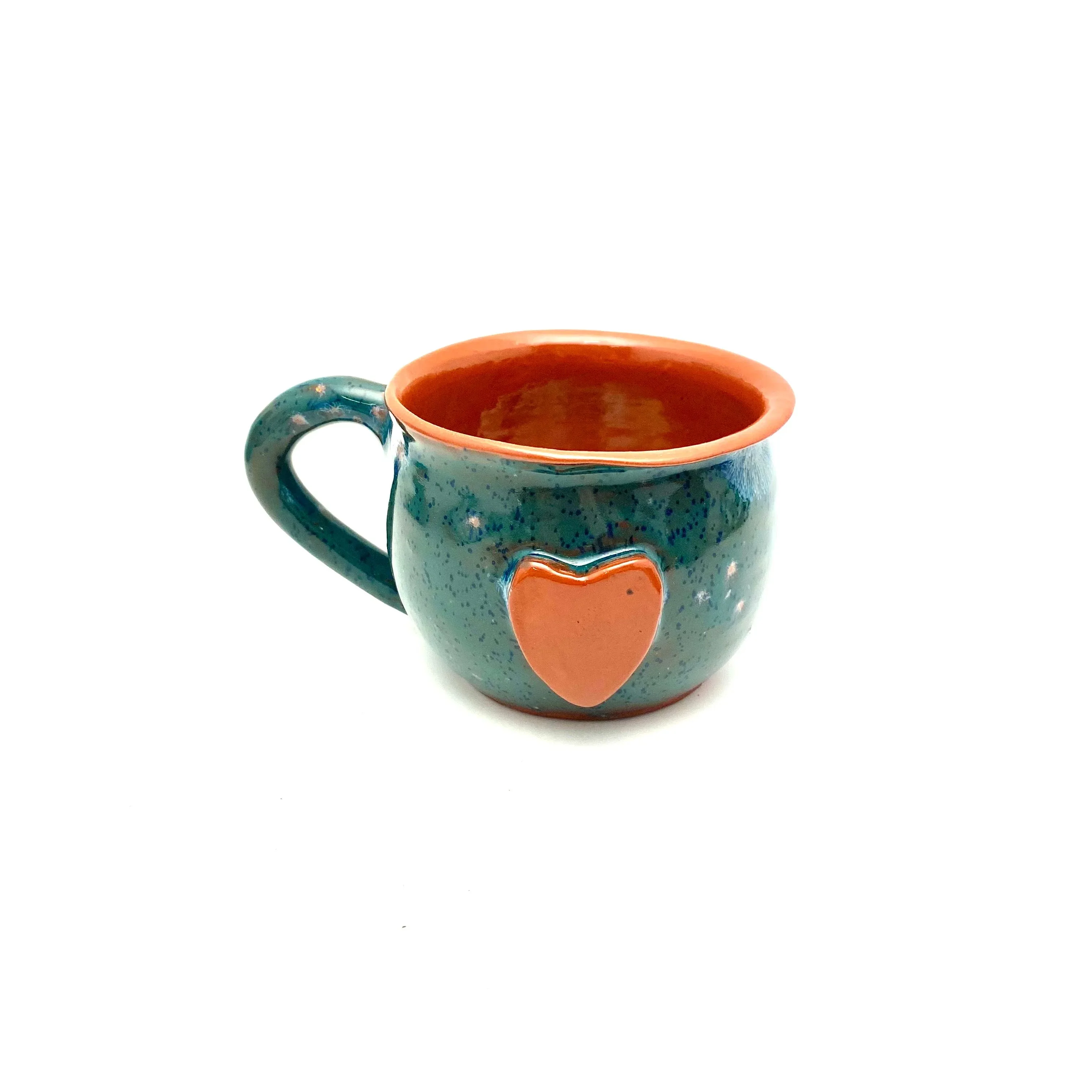 Calliope Heart Mug - Teal Fireworks - Image 2