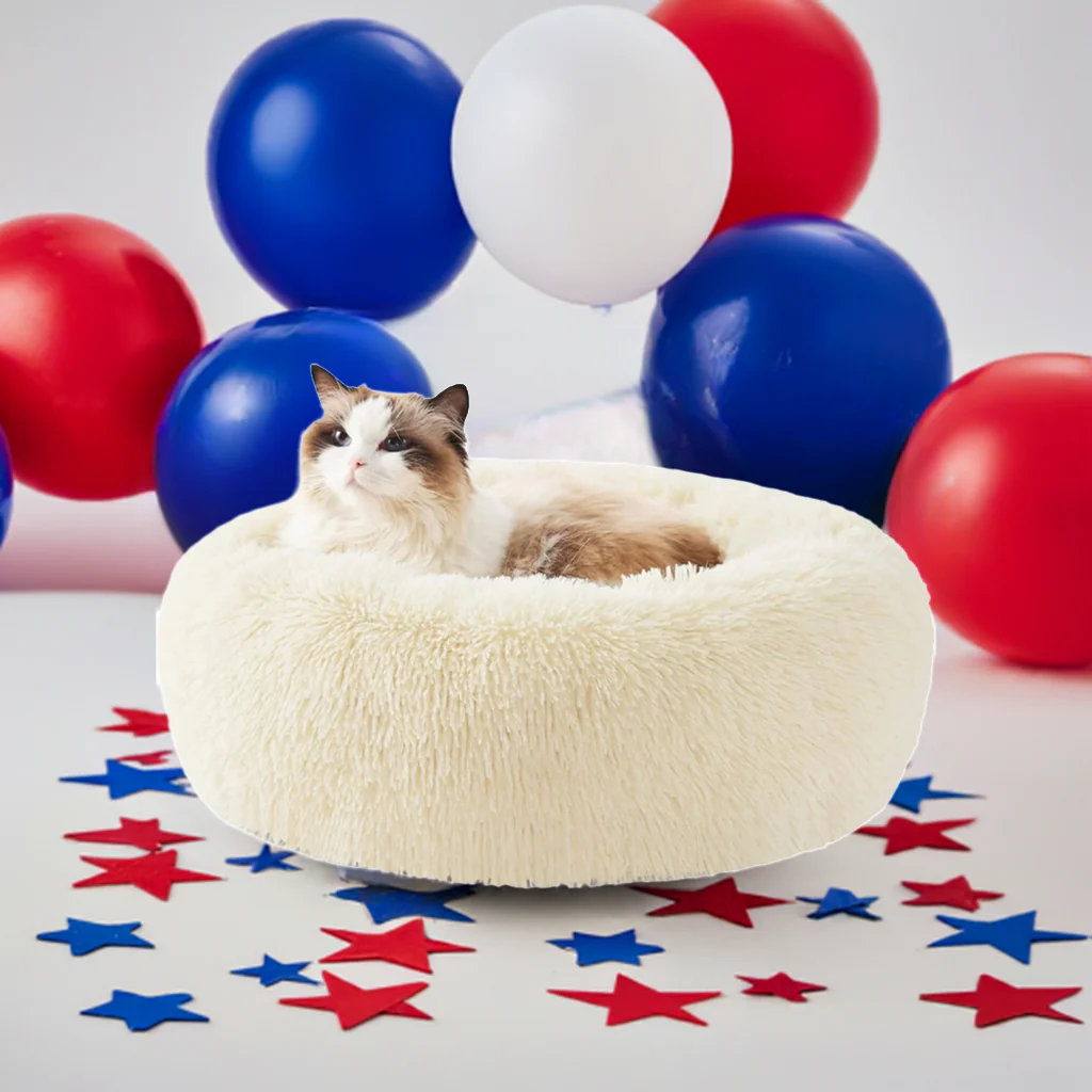 Calming Donut Dog Bed Anti-Anxiety - Image 2