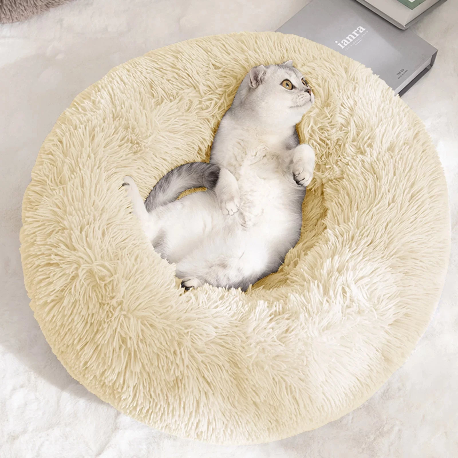 Calming Donut Dog Bed Anti-Anxiety - Image 6