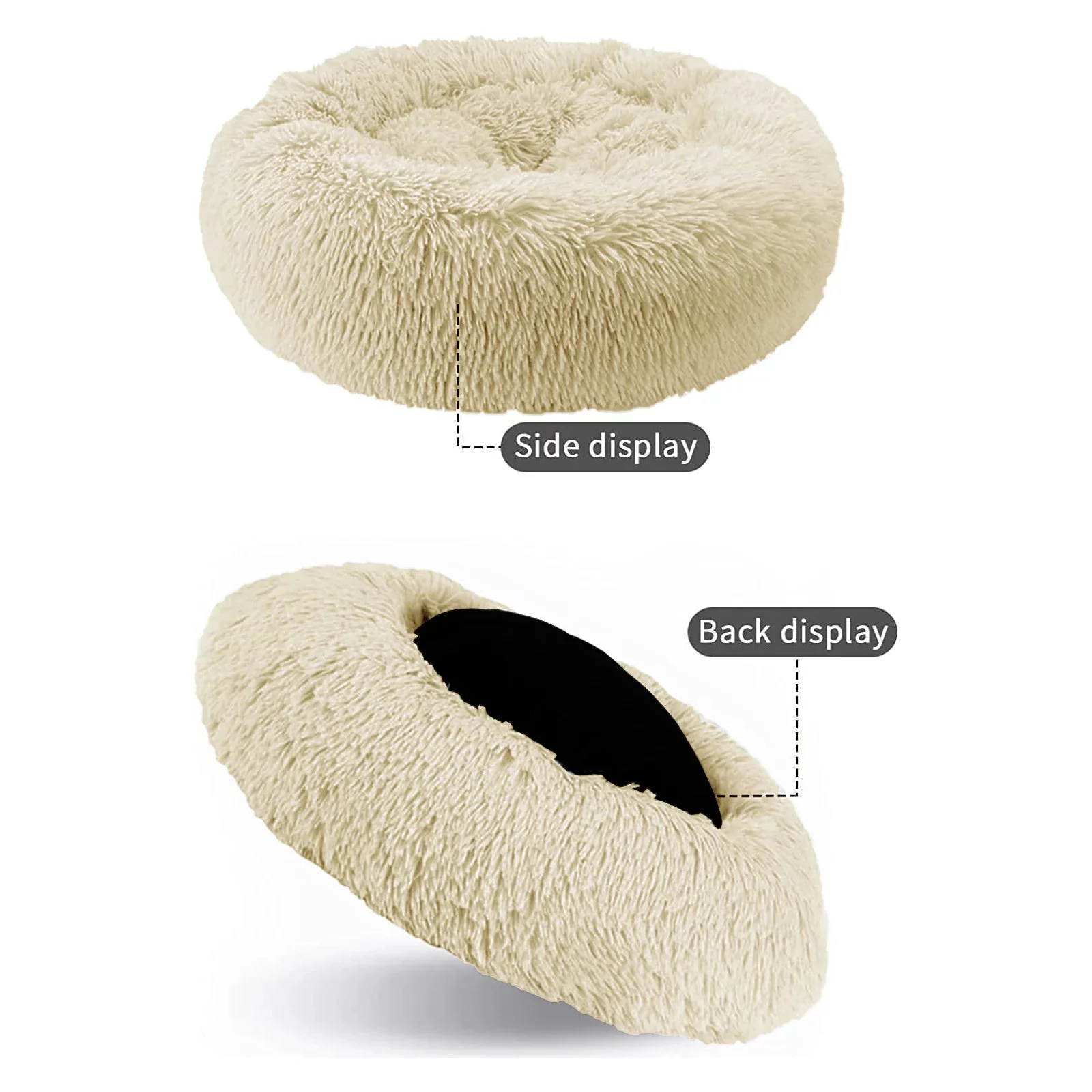 Calming Donut Dog Bed Anti-Anxiety - Image 8
