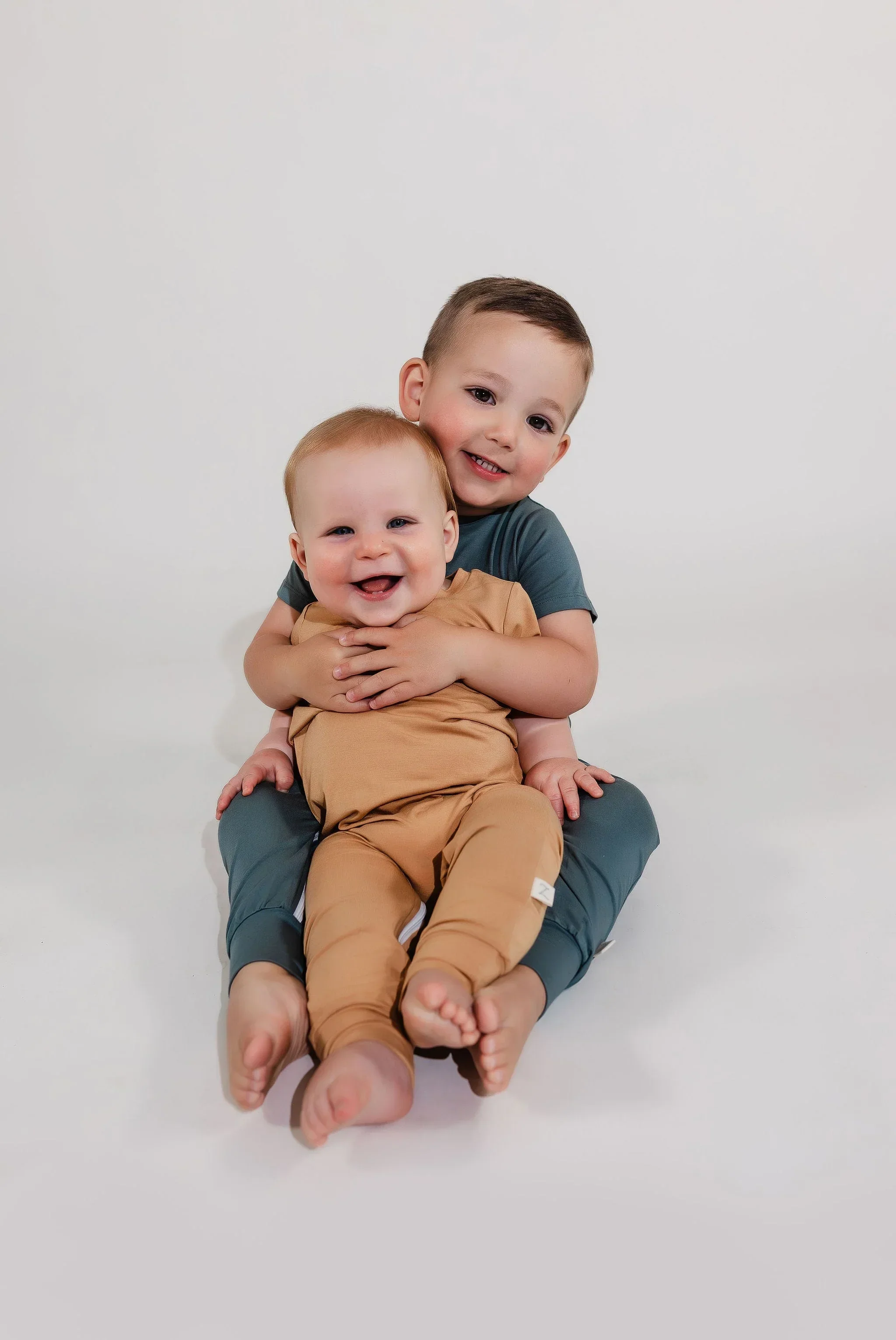 Camel Bamboo Lyocell Zip Romper - Image 6