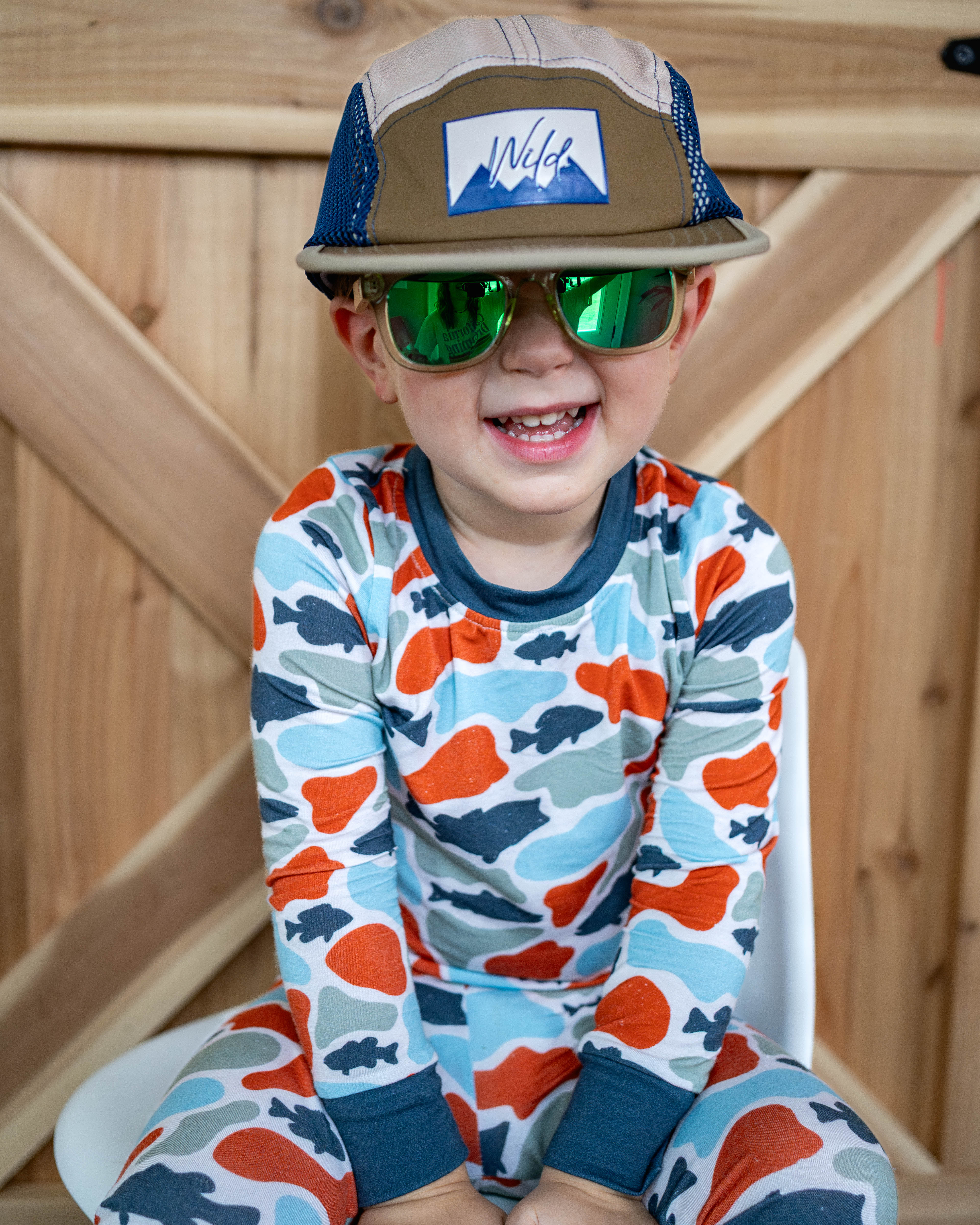 Camo fish bamboo pj set - Image 3