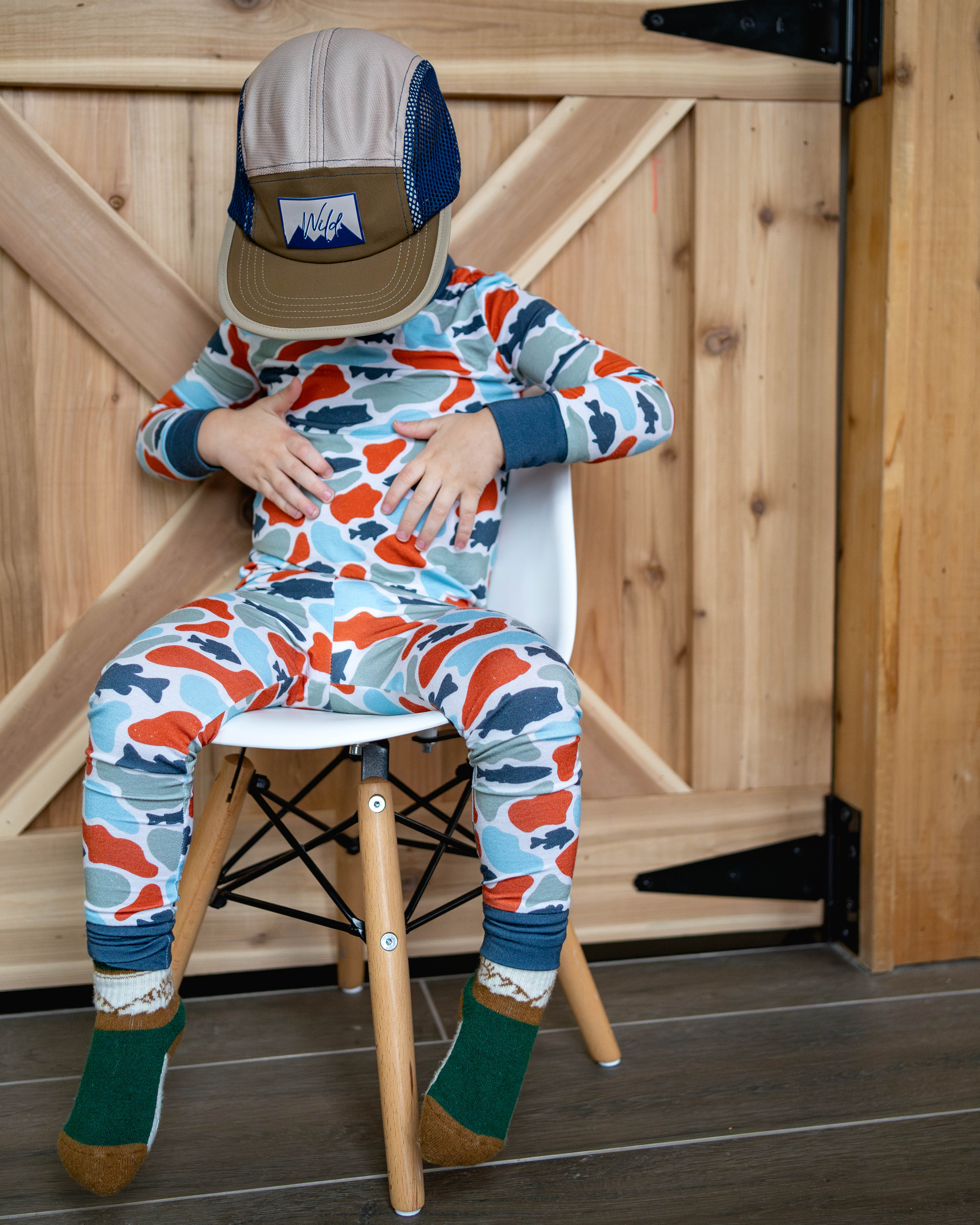 Camo fish bamboo pj set - Image 4