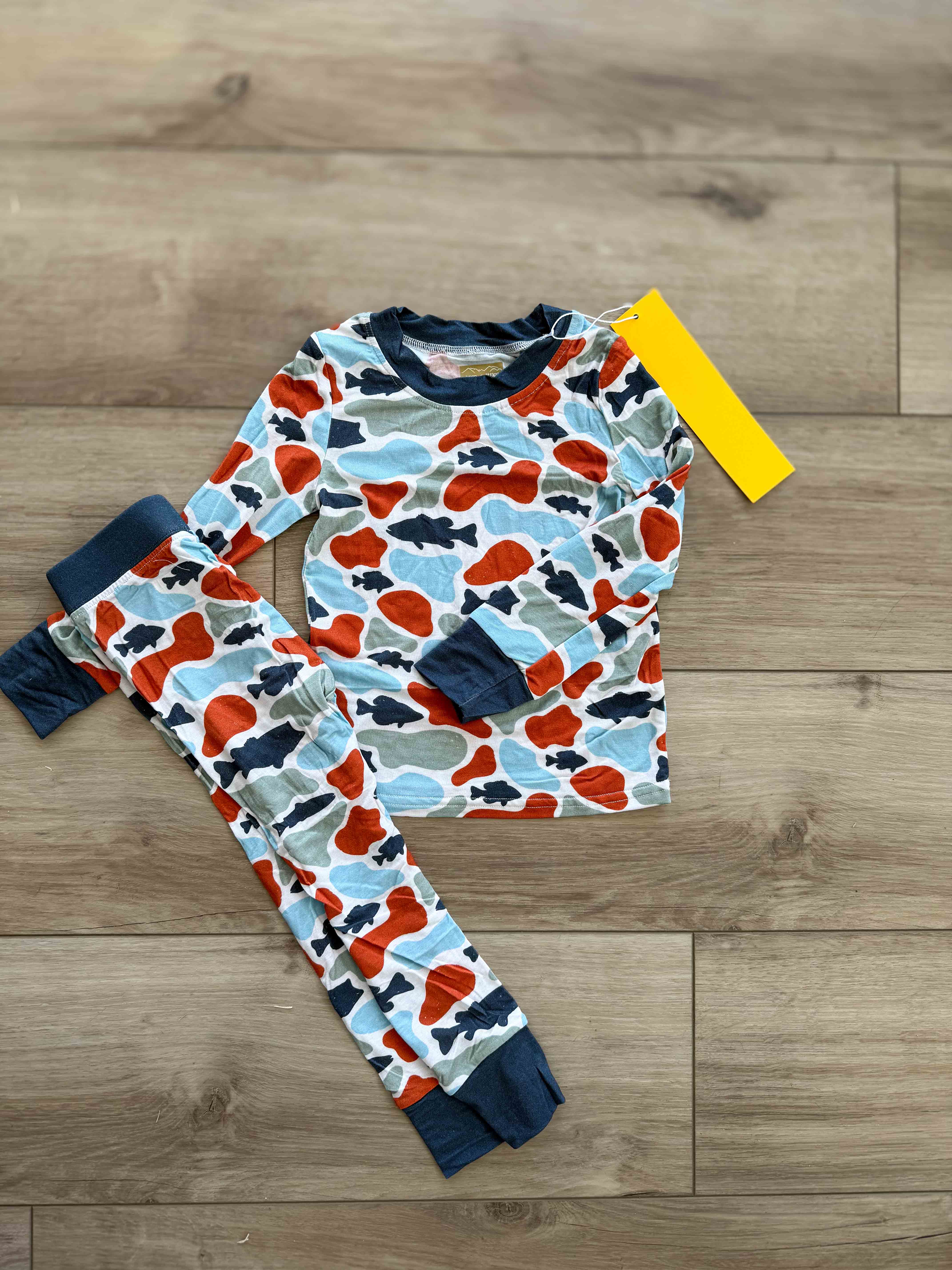 Camo fish bamboo pj set - Image 8