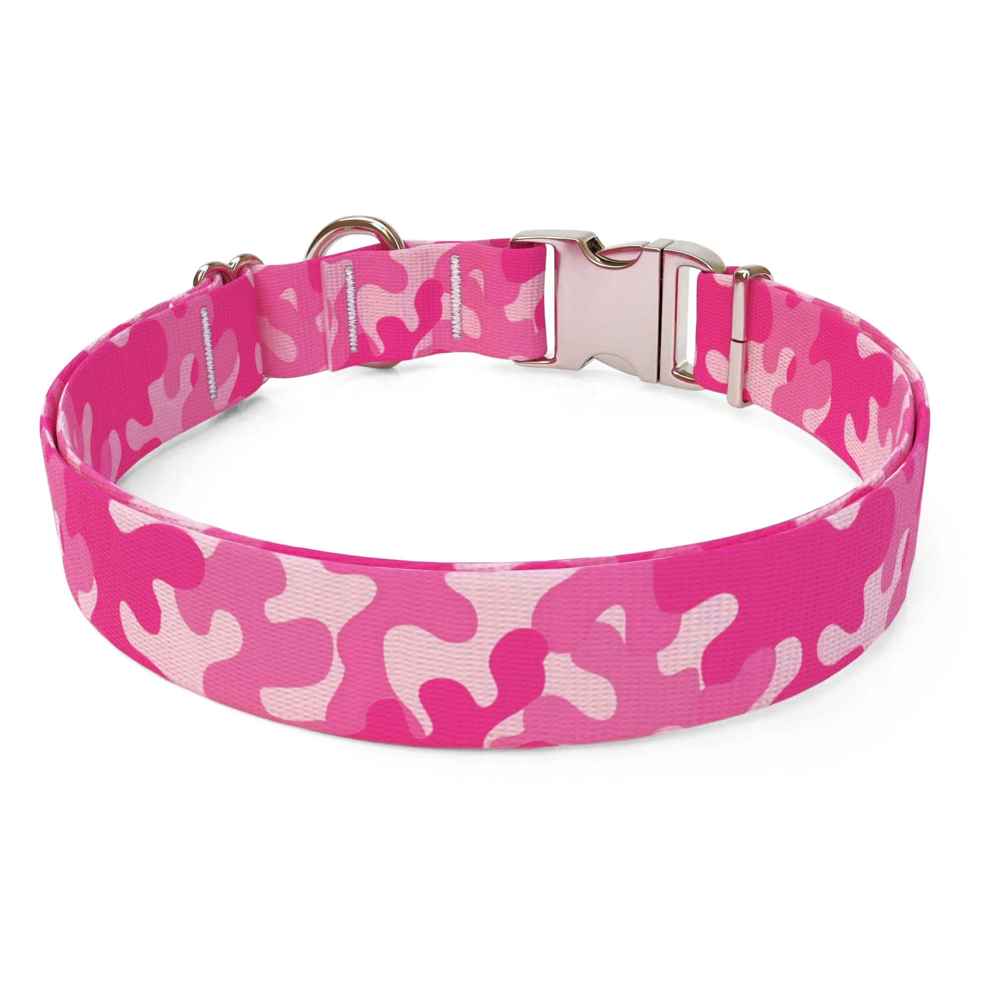 Camo Pink Dog Collar - Image 2