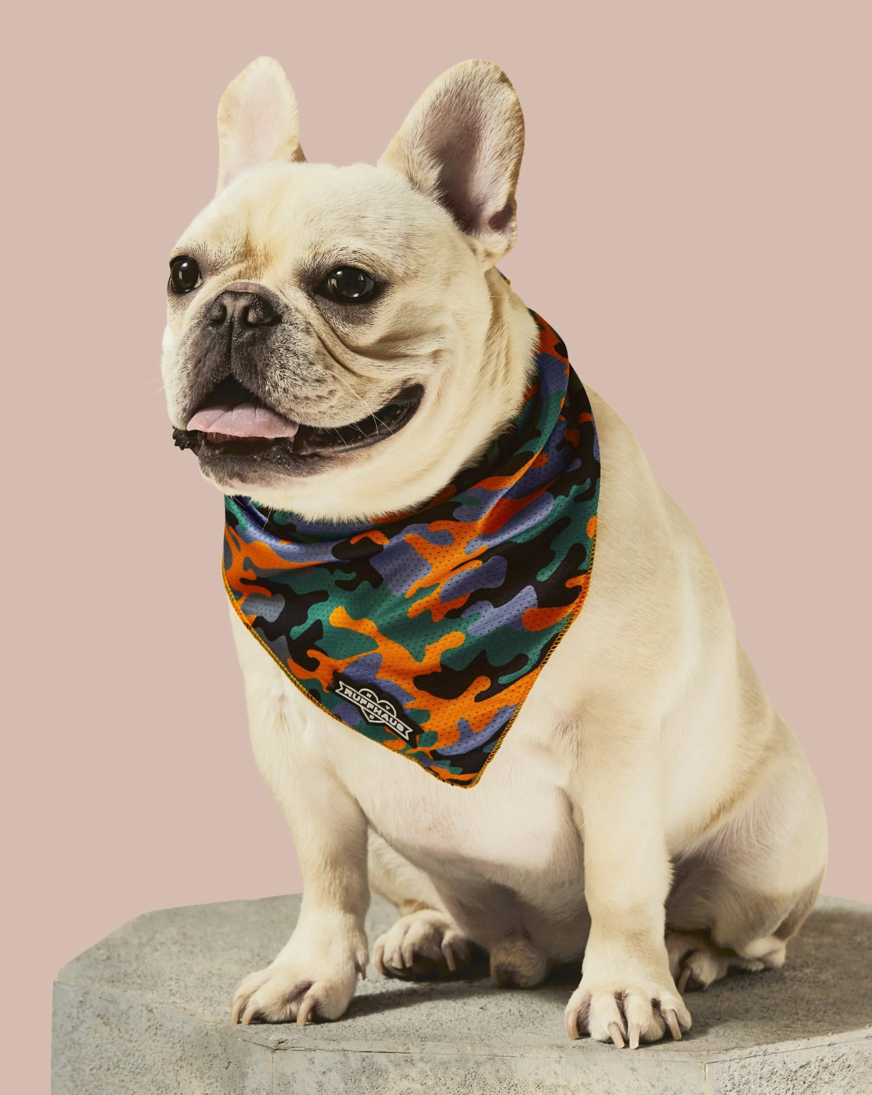 Camo QT Orange Cooling Bandana - Image 2