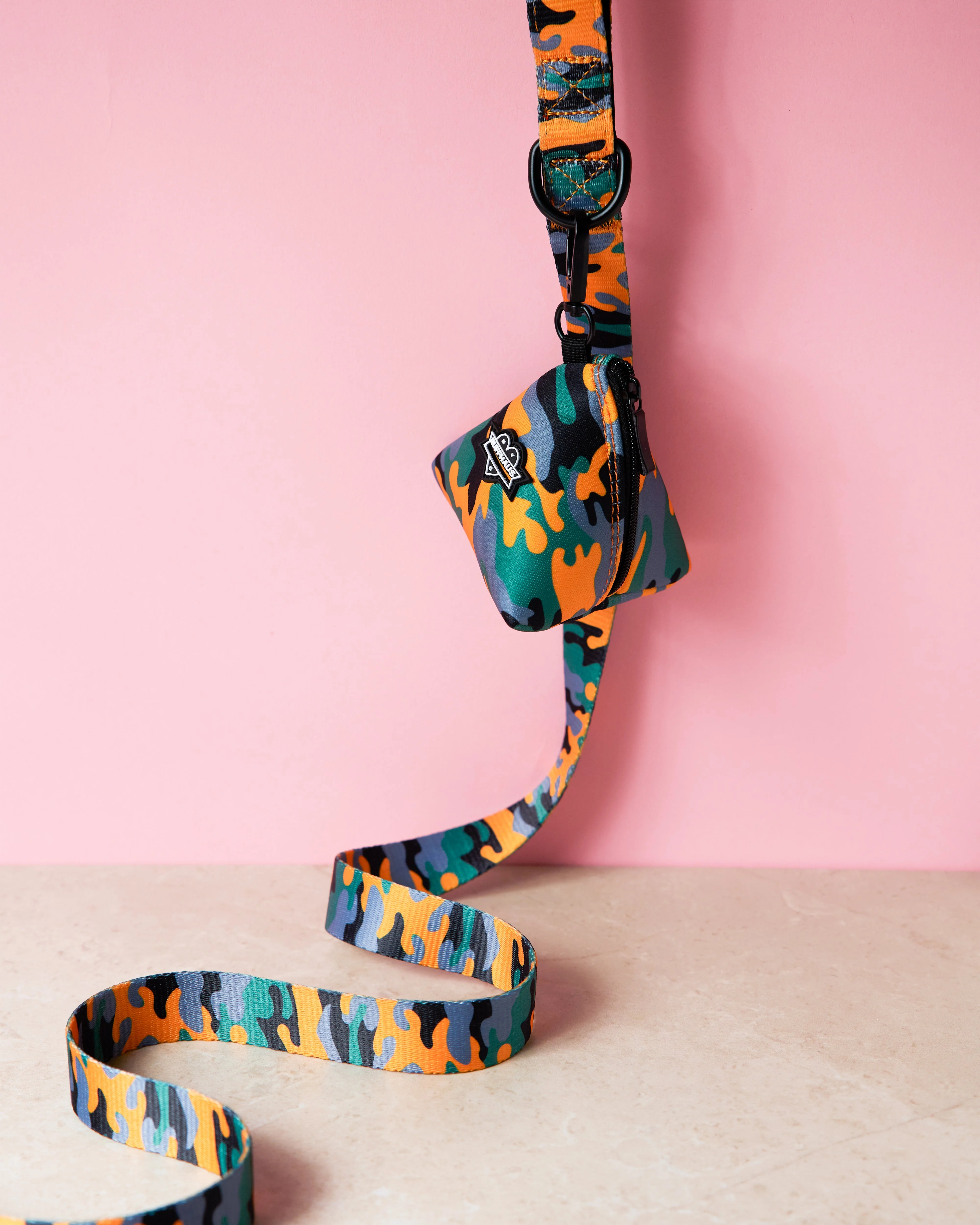 Camo QT Orange Dog Leash - Image 2