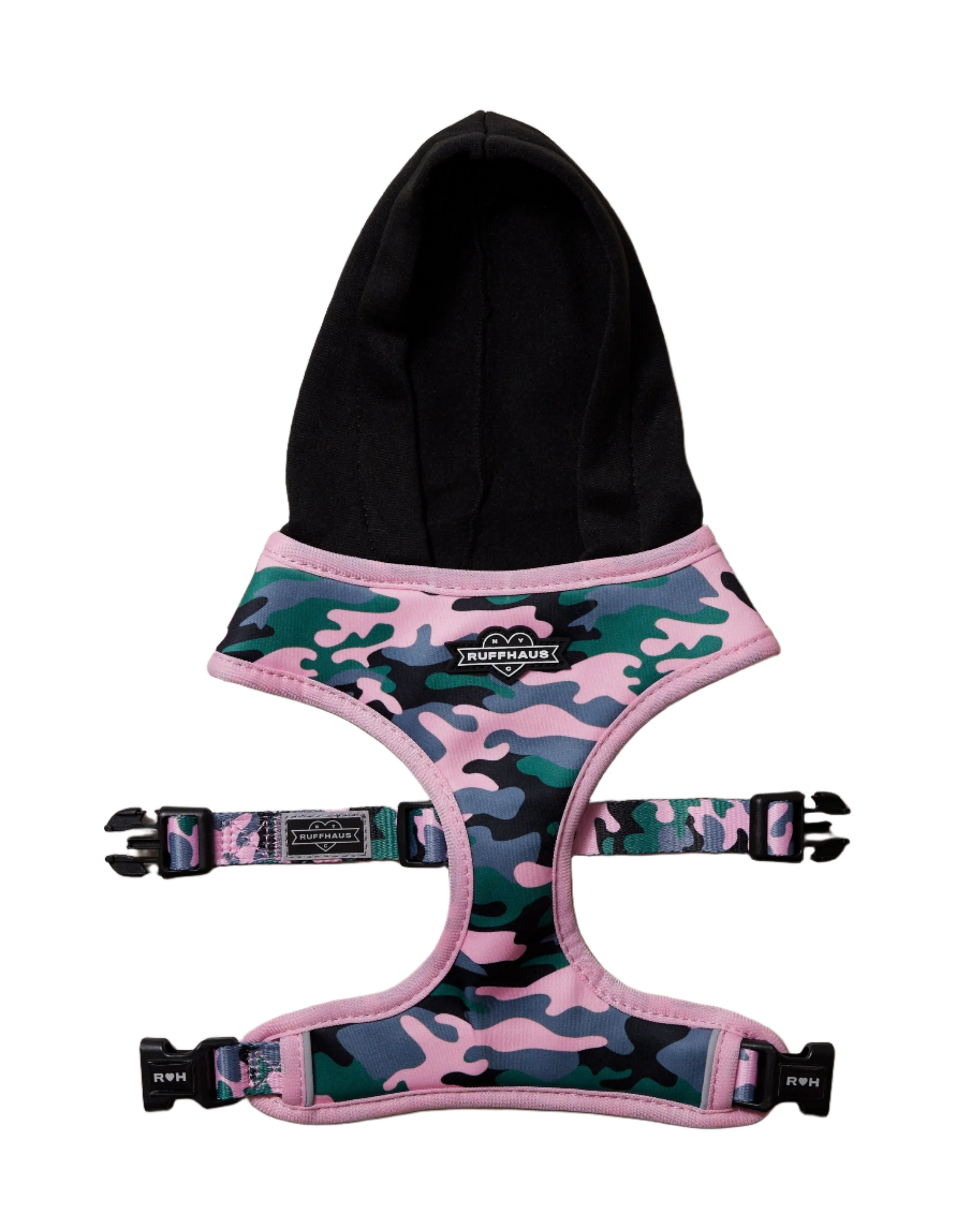 Camo QT Pink Hoodie Harness - Image 4