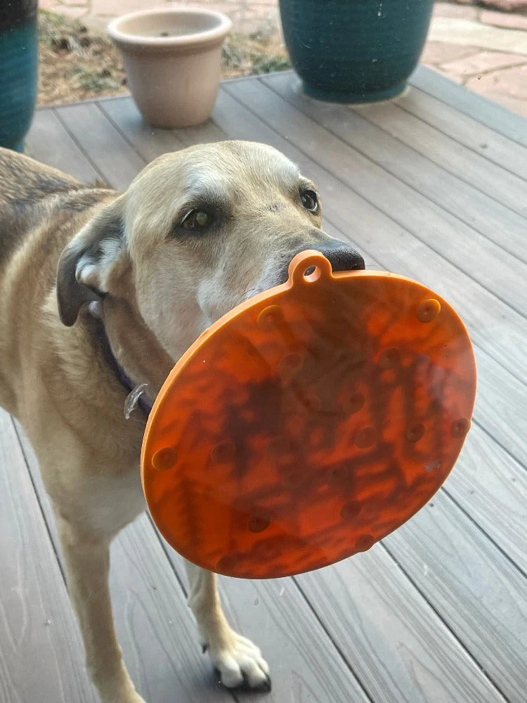 Camp eMat - Enrichment Lick Mat For Dogs and Cats - with Suction Cups | Retro Van Design | USA Made - Image 11