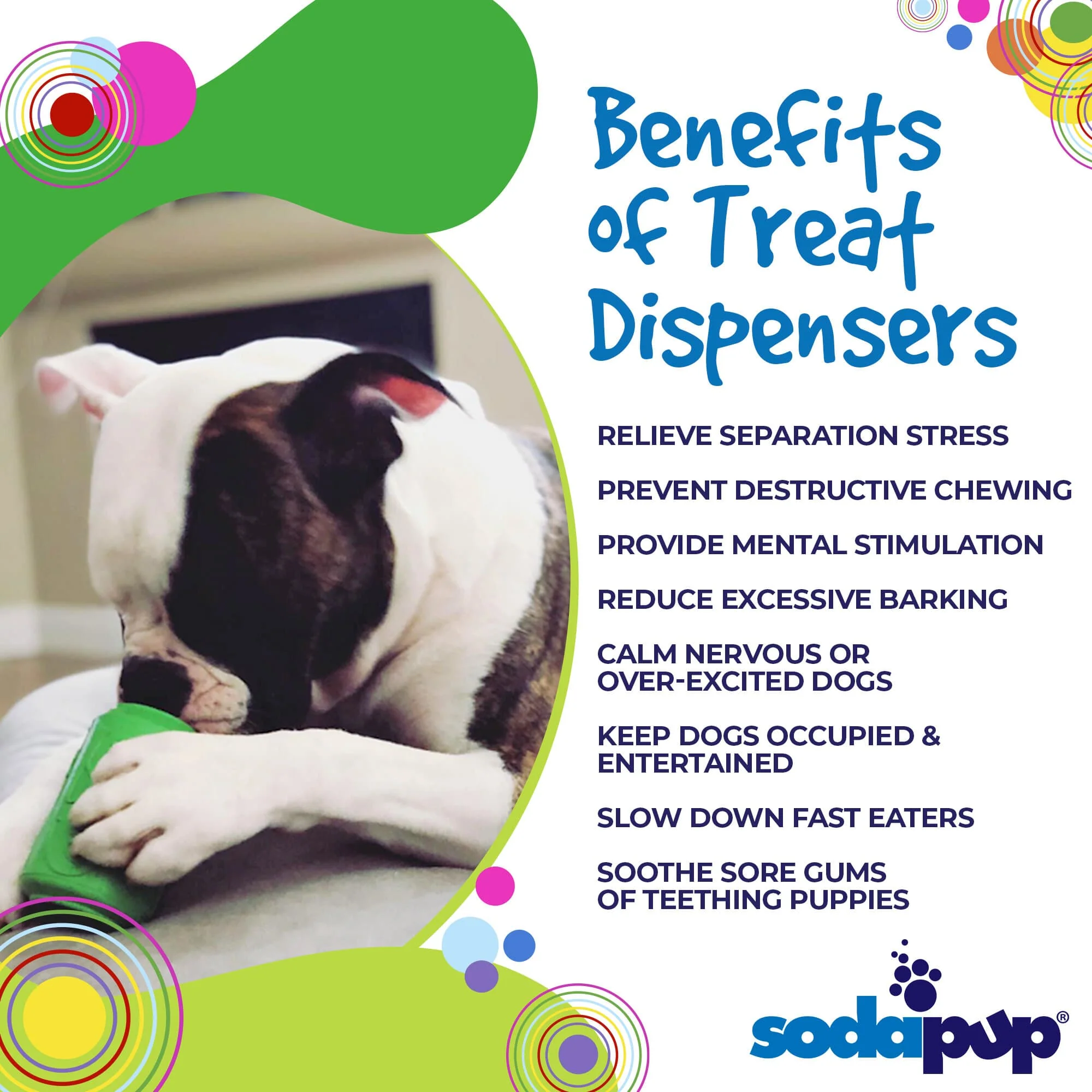 Can Toy Rubber Dog Chew Toy for Average Chewers | Treat Dispenser | USA Made - Image 3