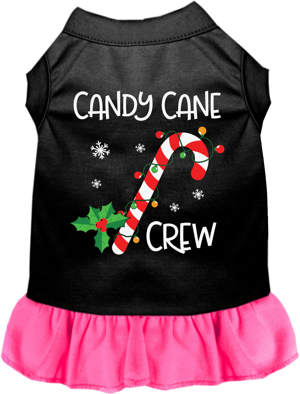 Candy Cane Crew Pet Dress - Image 3