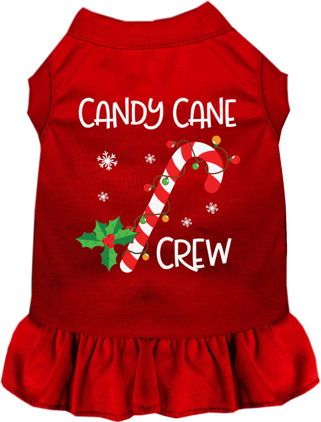 Candy Cane Crew Pet Dress - Image 8