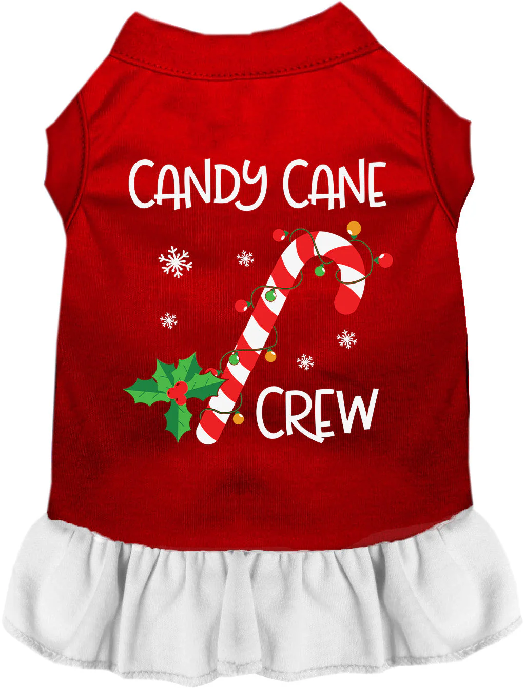 Candy Cane Crew Pet Dress - Image 9