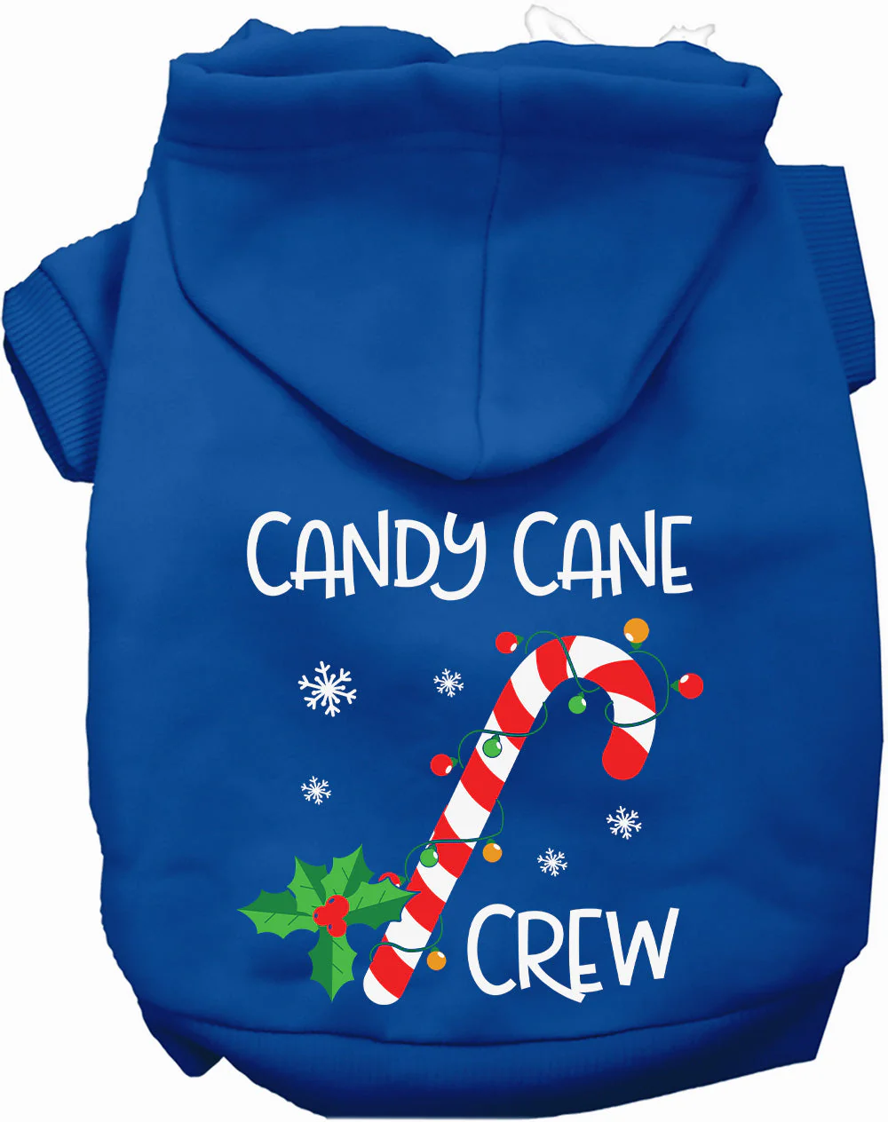 Candy Cane Crew Pet Hoodie - Image 3