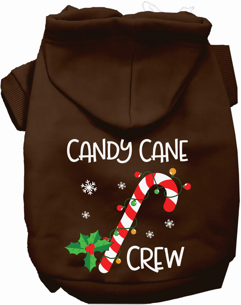 Candy Cane Crew Pet Hoodie - Image 5