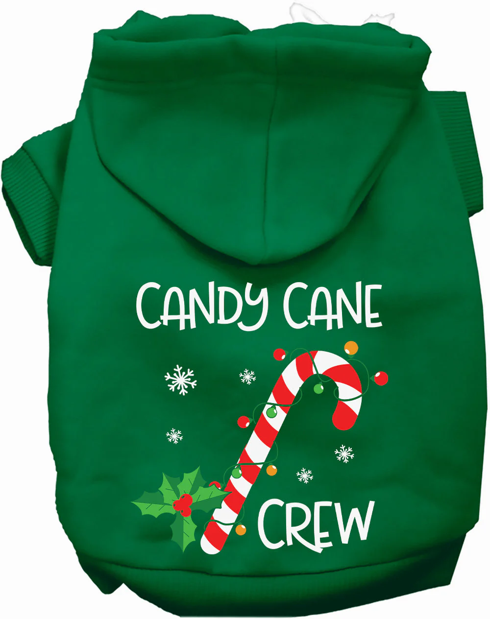 Candy Cane Crew Pet Hoodie - Image 6