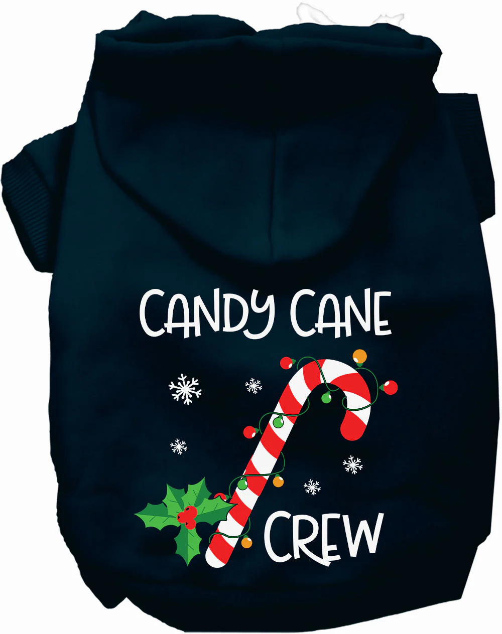 Candy Cane Crew Pet Hoodie - Image 8