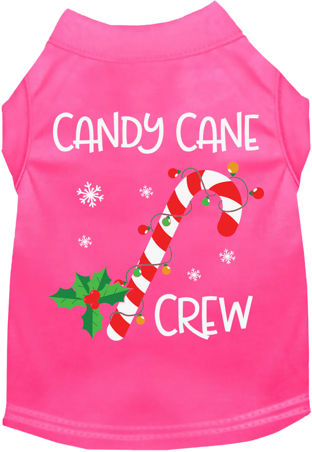 Candy Cane Crew Pet Shirt - Image 4