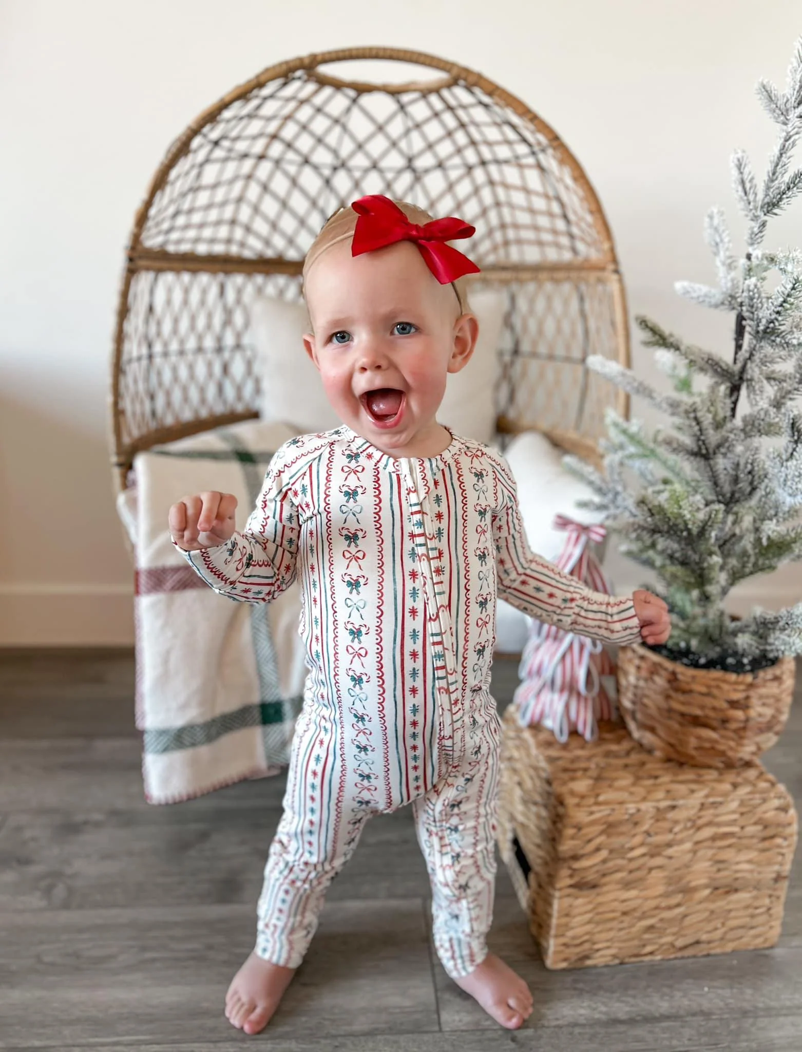 Candy Cane Lane Bamboo Christmas Pajamas - Zippy - Image 10