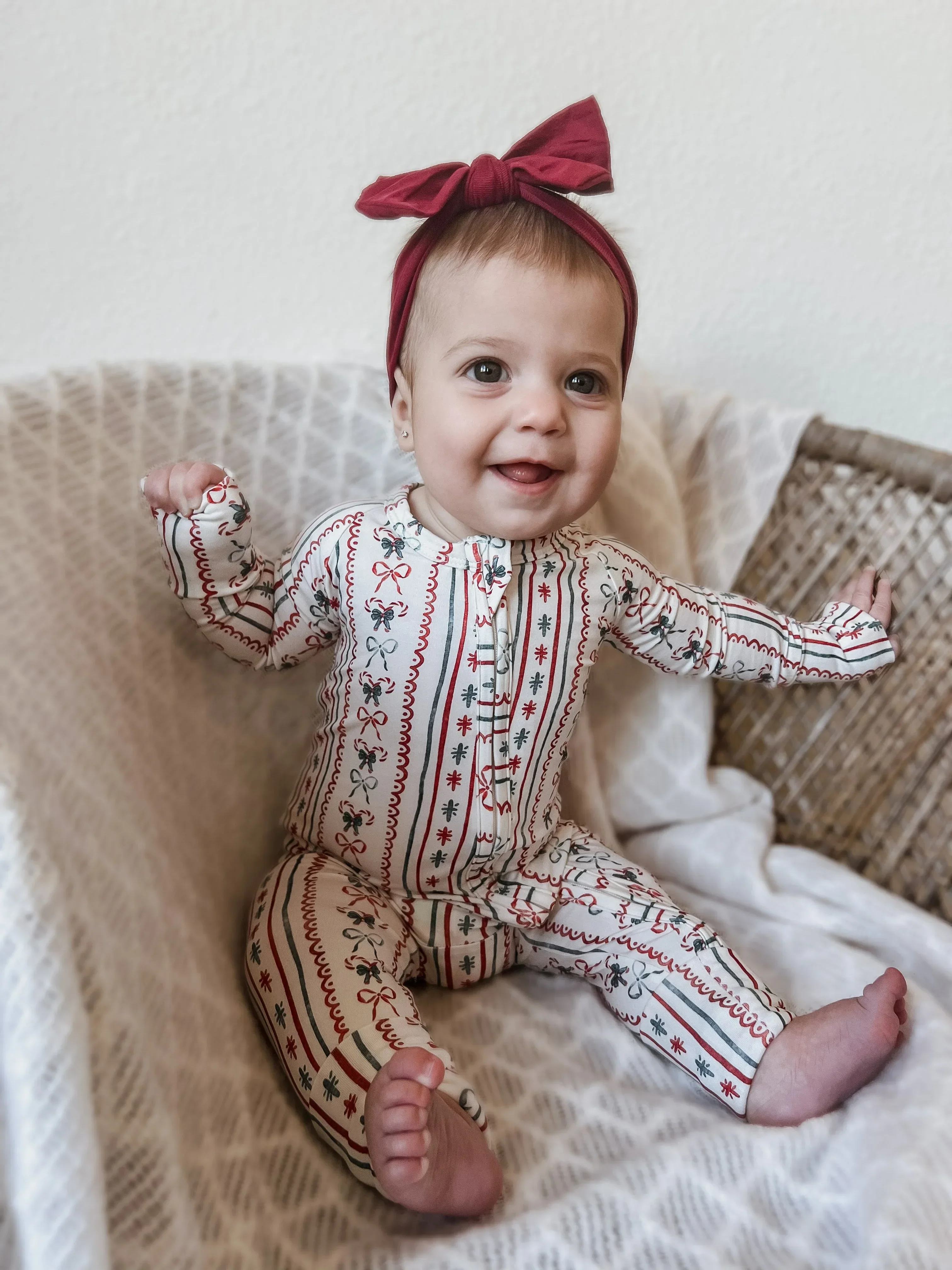 Candy Cane Lane Bamboo Christmas Pajamas - Zippy - Image 13