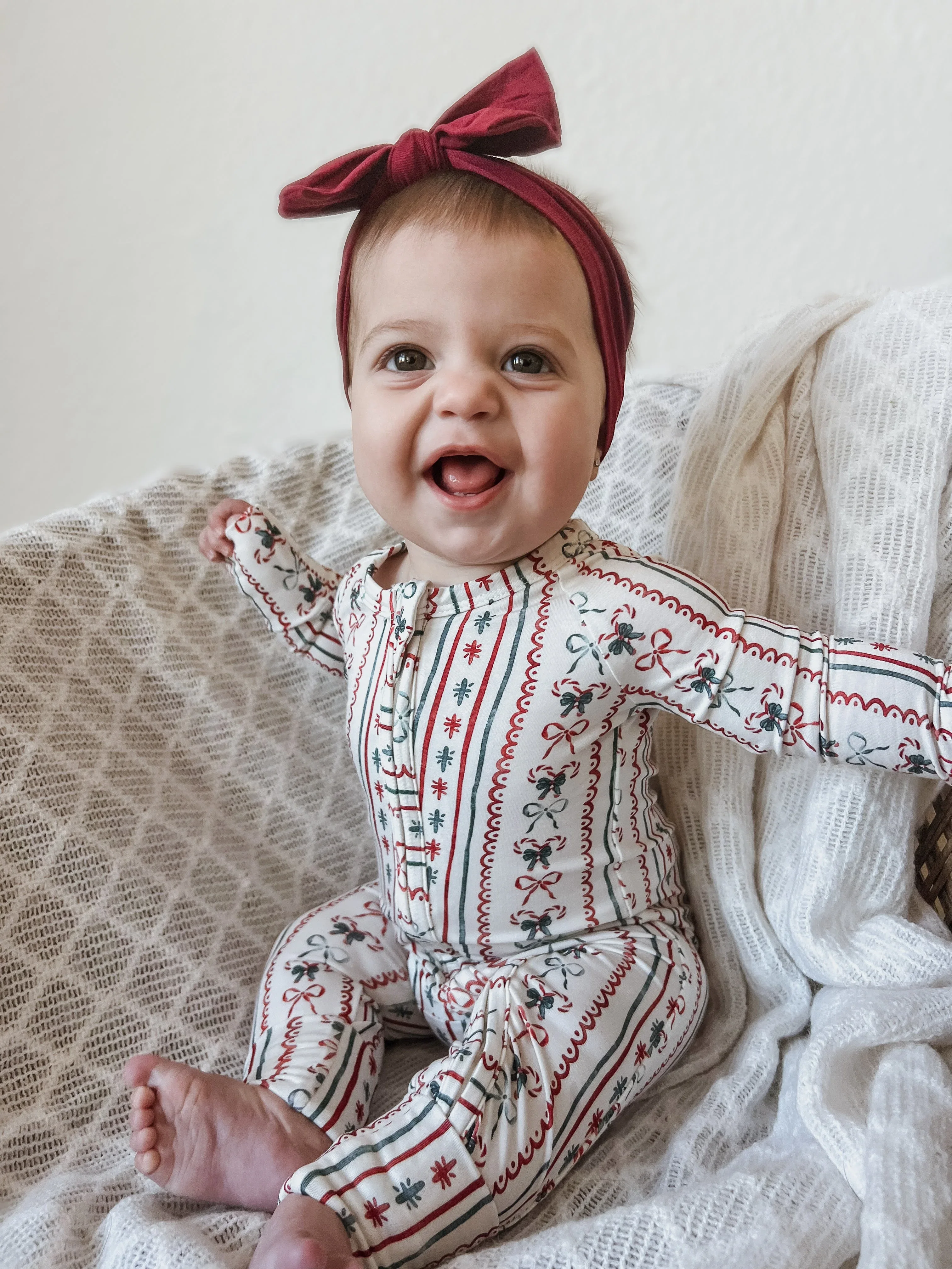 Candy Cane Lane Bamboo Christmas Pajamas - Zippy - Image 14