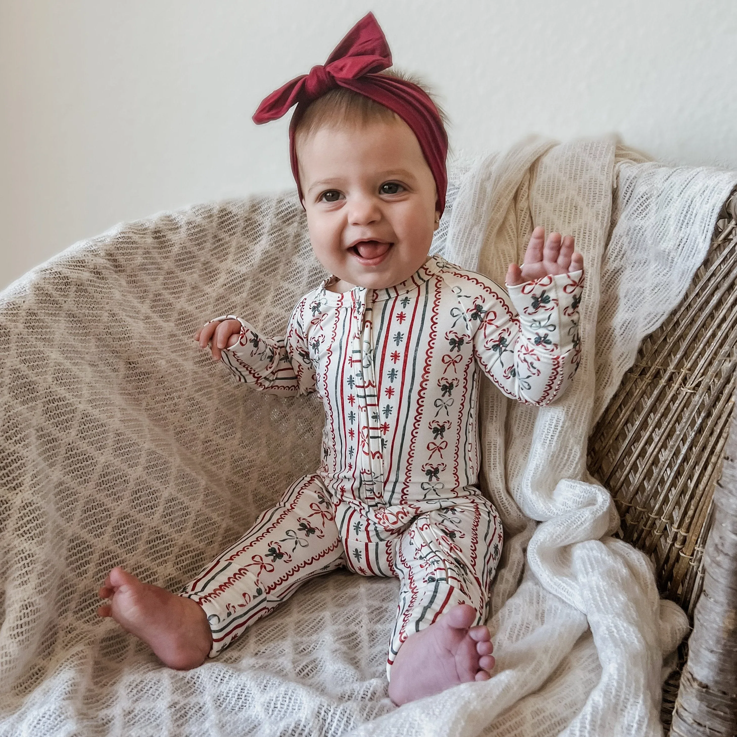 Candy Cane Lane Bamboo Christmas Pajamas - Zippy - Image 9