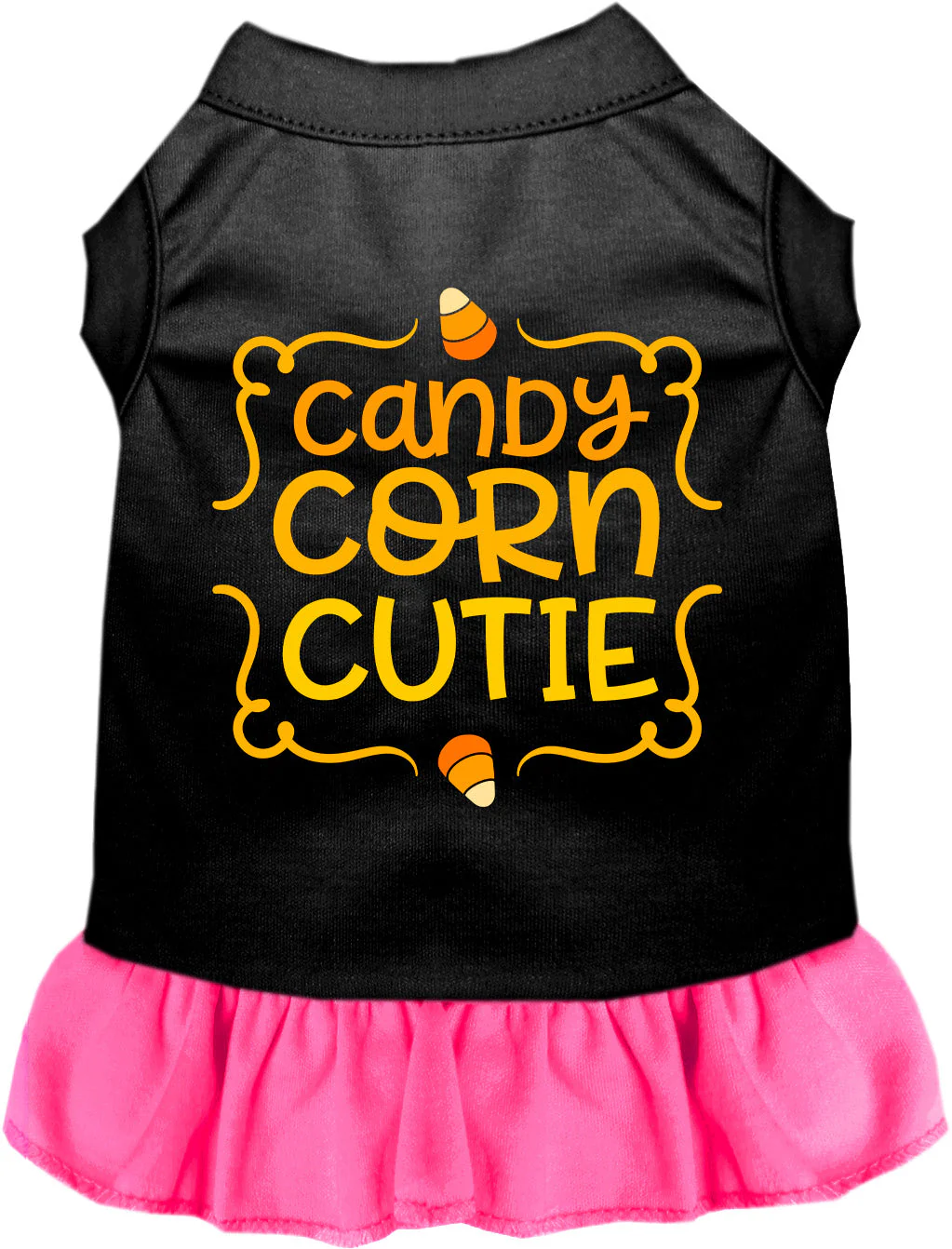 Candy Corn Cutie Halloween Pet Dress - Image 3
