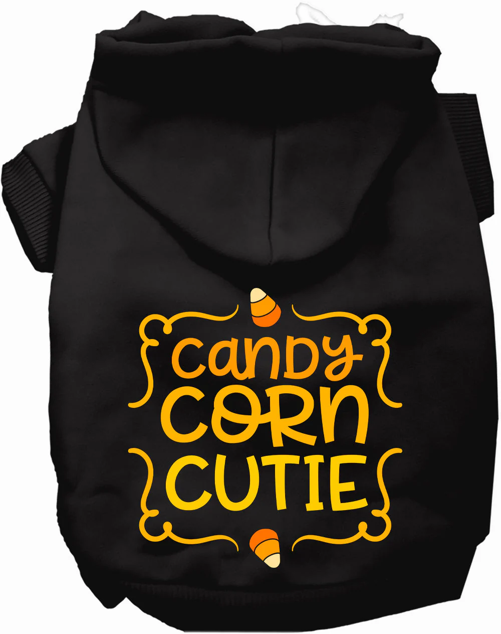 Candy Corn Cutie Pet Hoodie - Image 3
