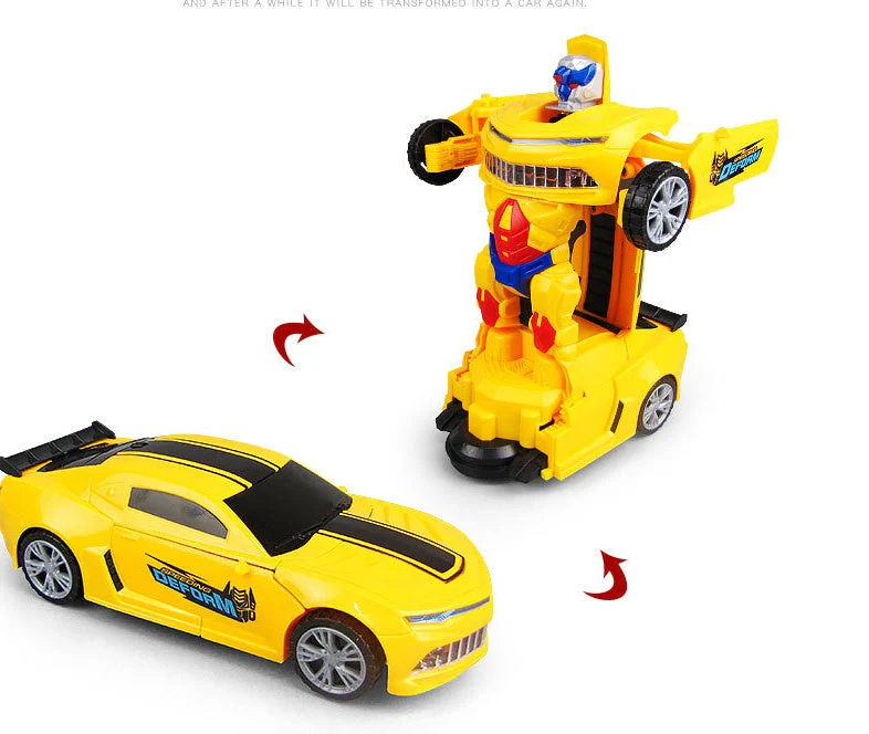 Car Deformation Robot Toy Light Music Automatic Deformation - Image 4